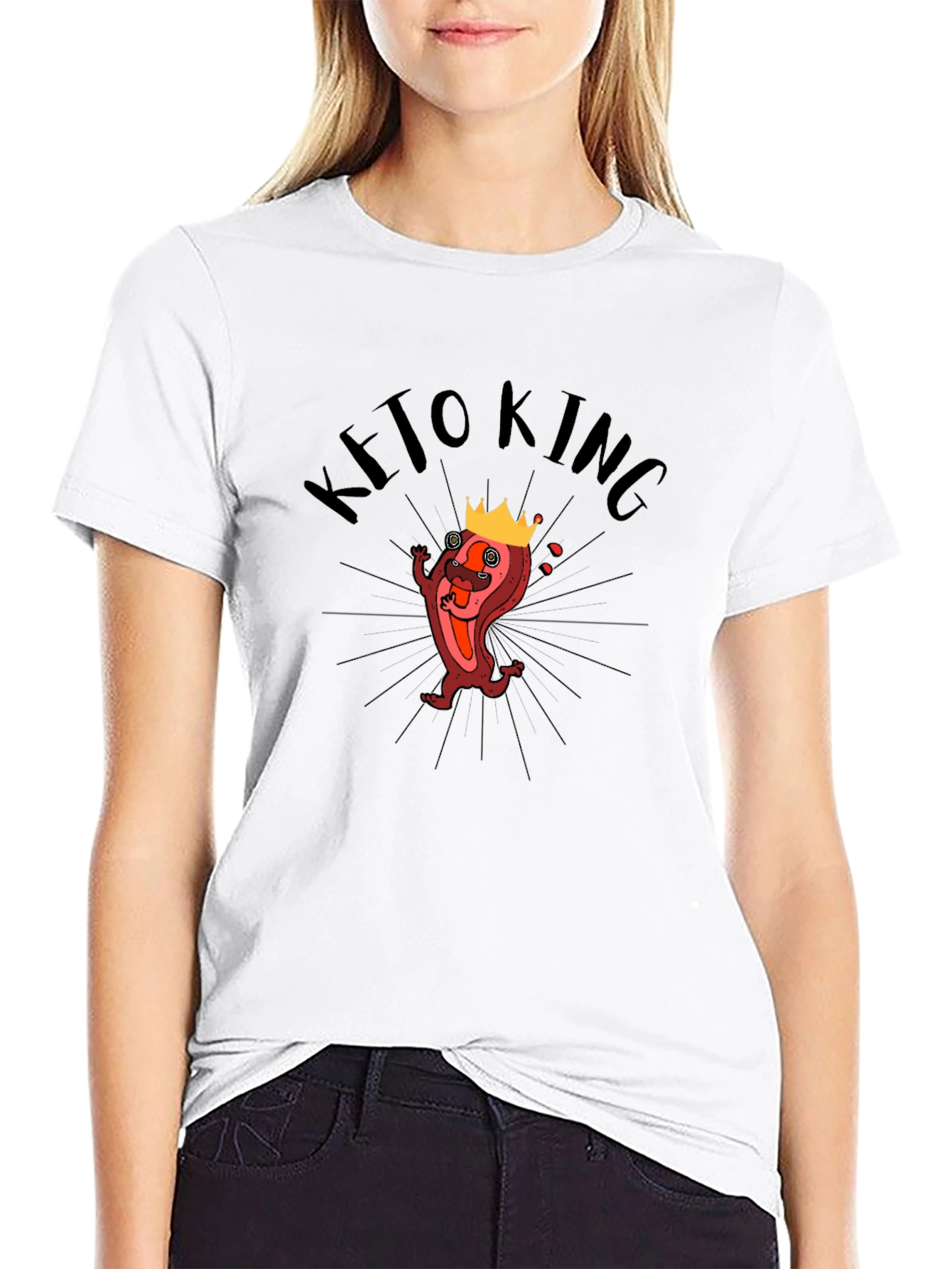 Keto King Black T-Shirt