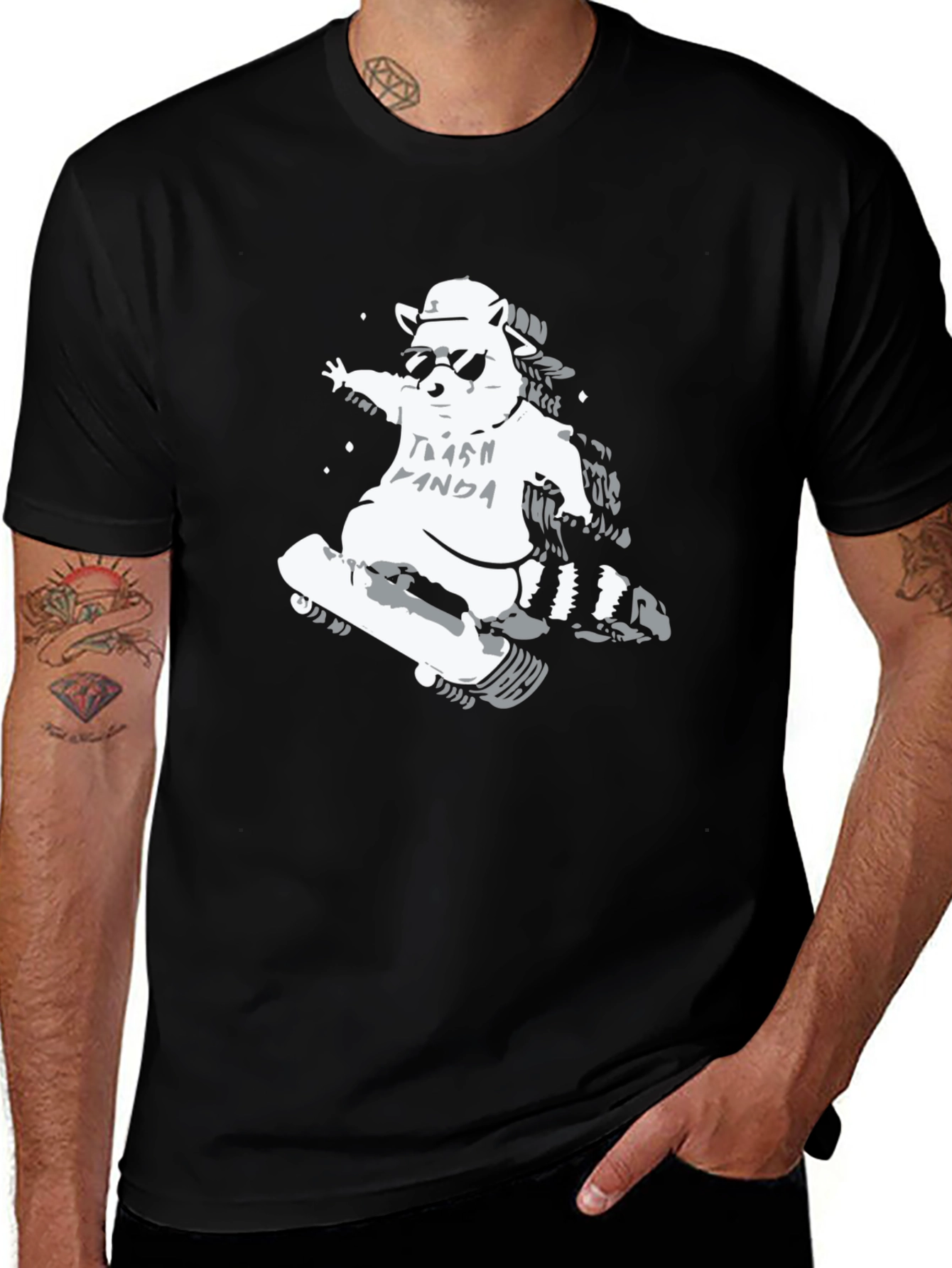 Trash Panda Skateboard Graphic Tee