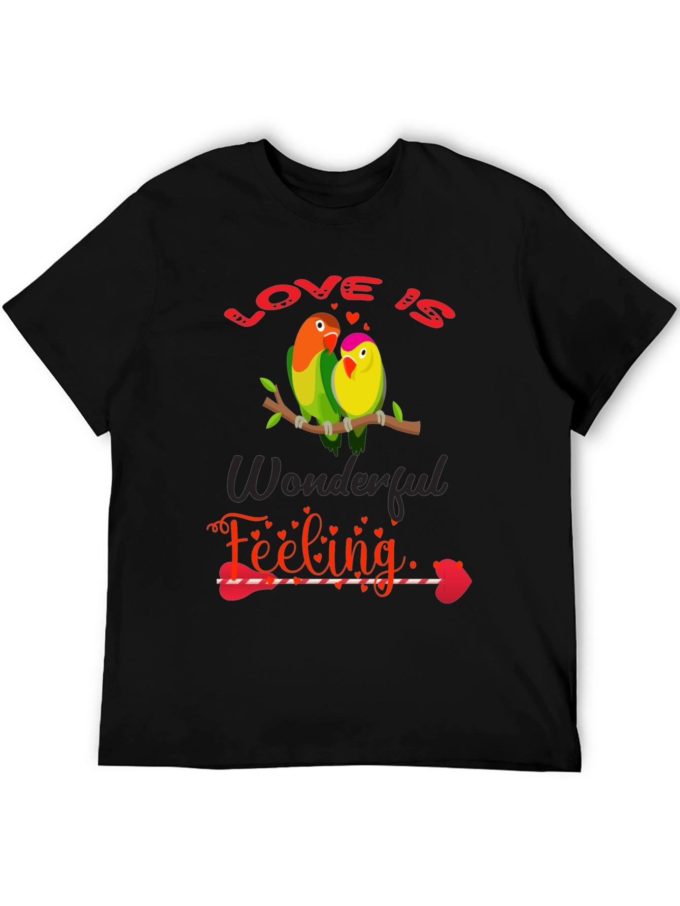 Love Birds Graphic Tee - Wonderful Feeling