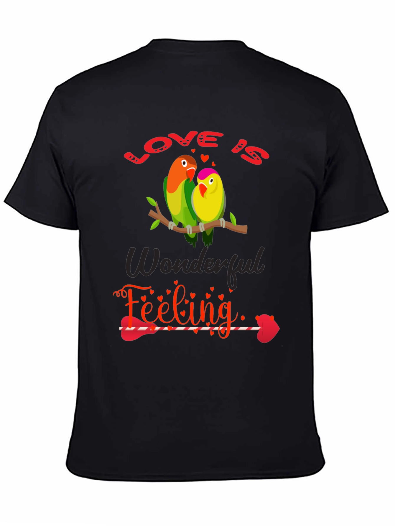 Love Birds Graphic Tee - Wonderful Feeling