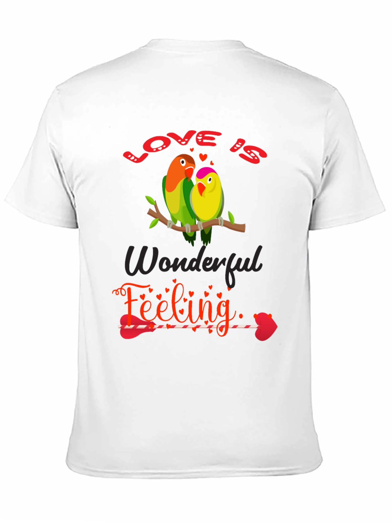 Love Birds Graphic Tee - Wonderful Feeling