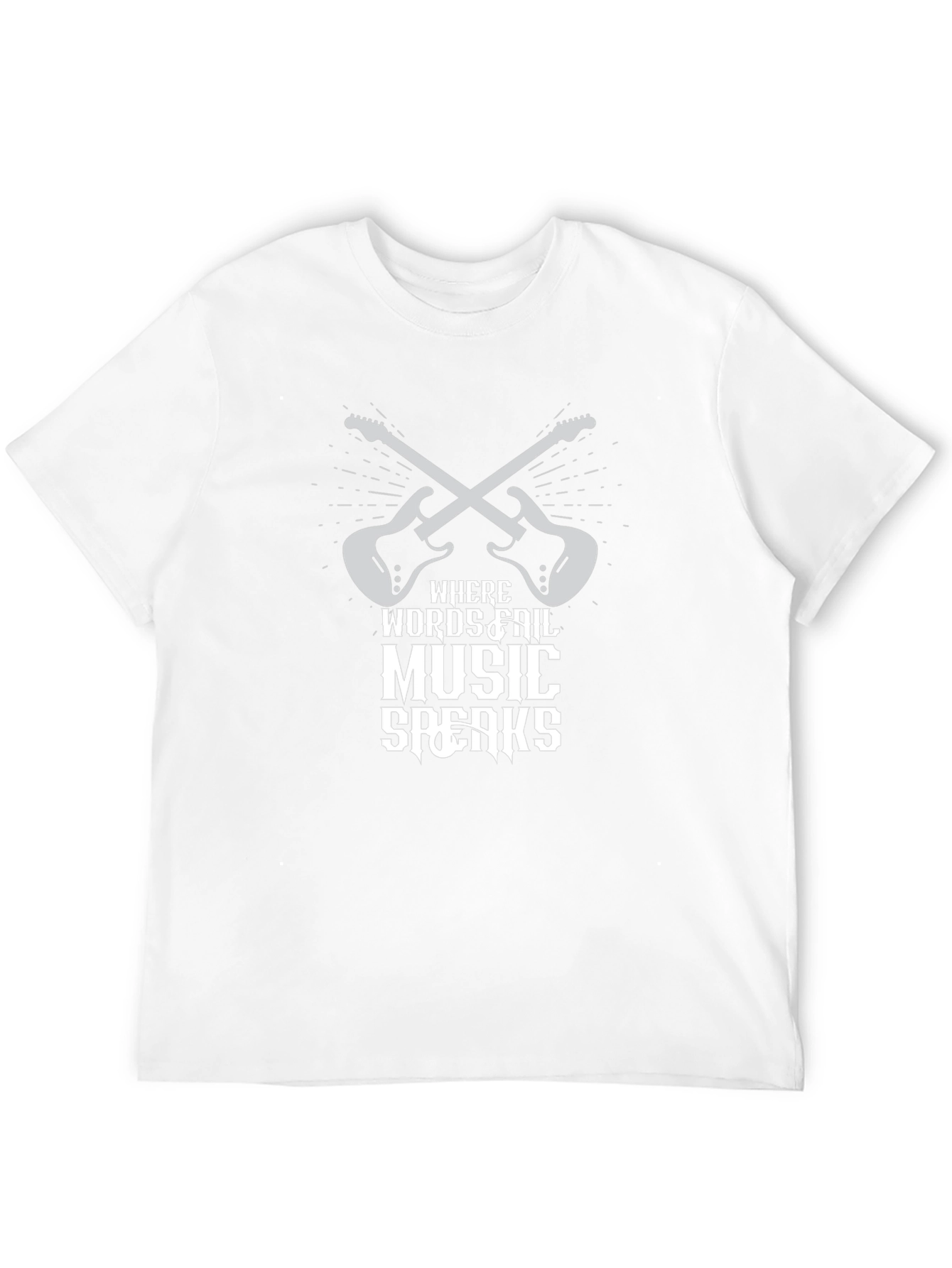 Music Speaks Graphic Tee - Rocker Style
