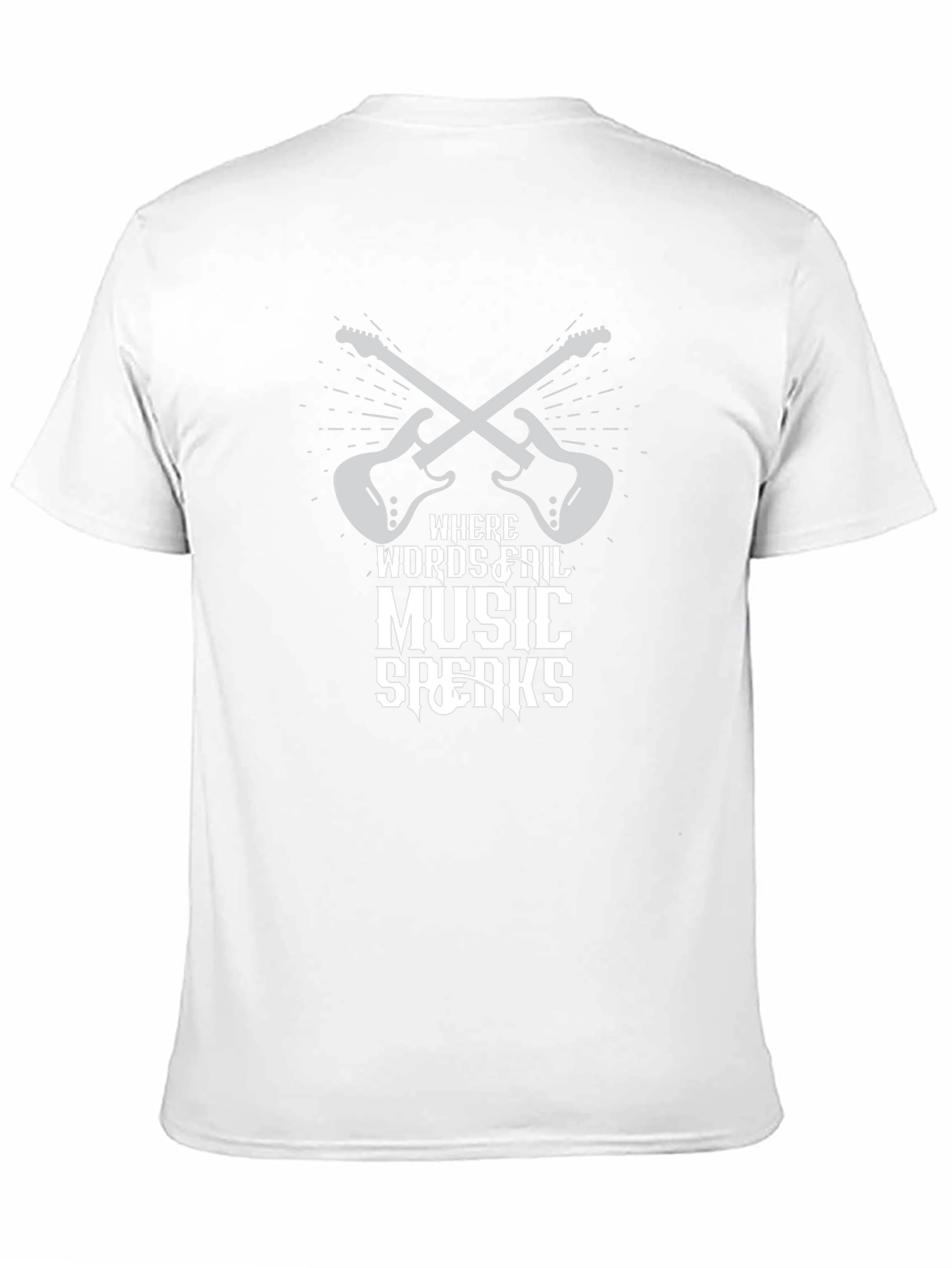 Music Speaks Graphic Tee - Rocker Style