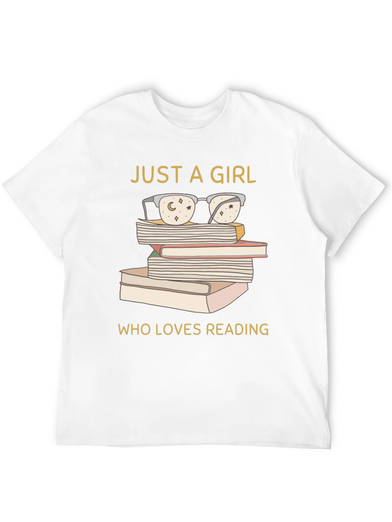 Just a Girl Who Loves Reading T-Shirt