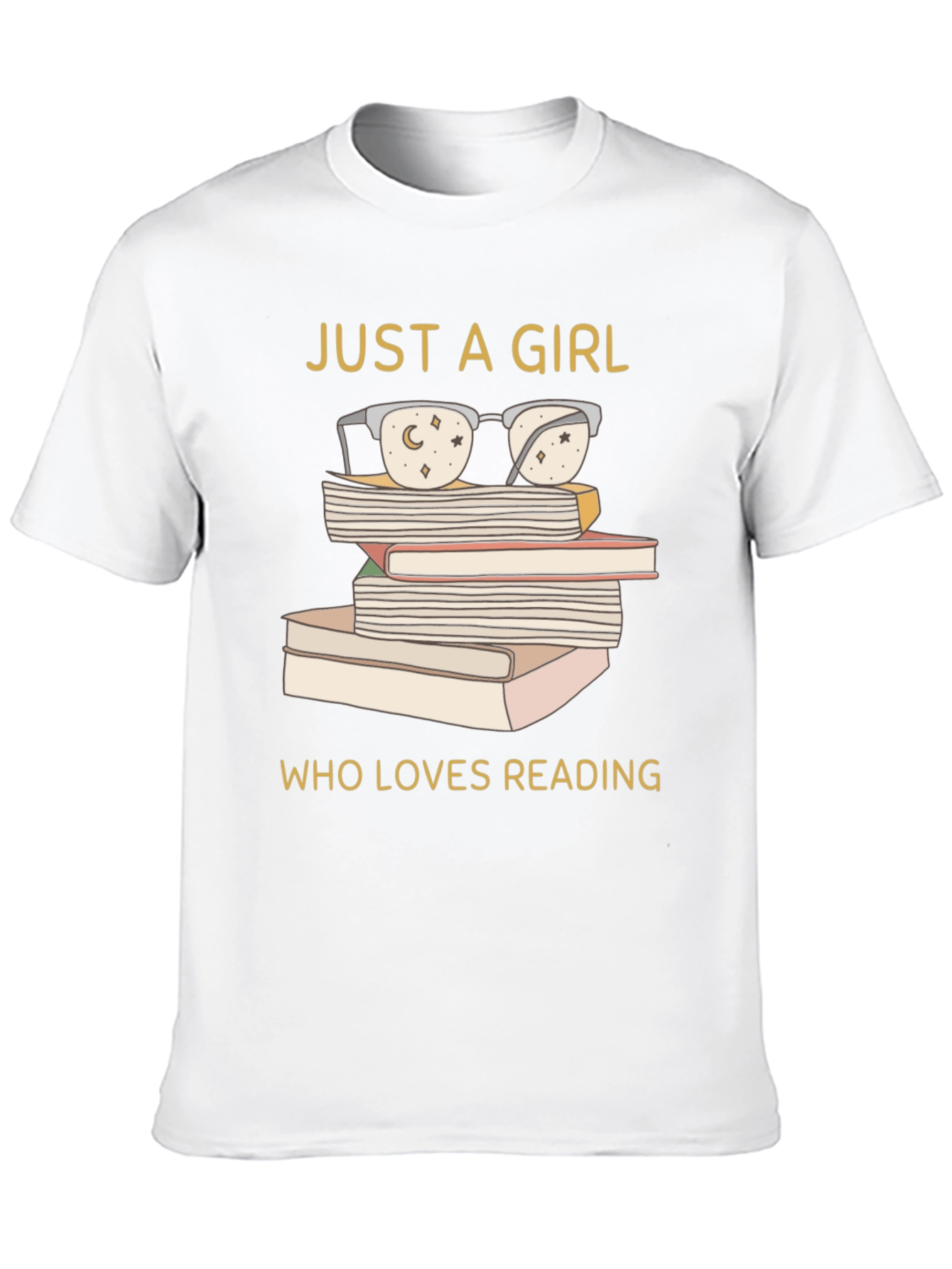Just a Girl Who Loves Reading T-Shirt