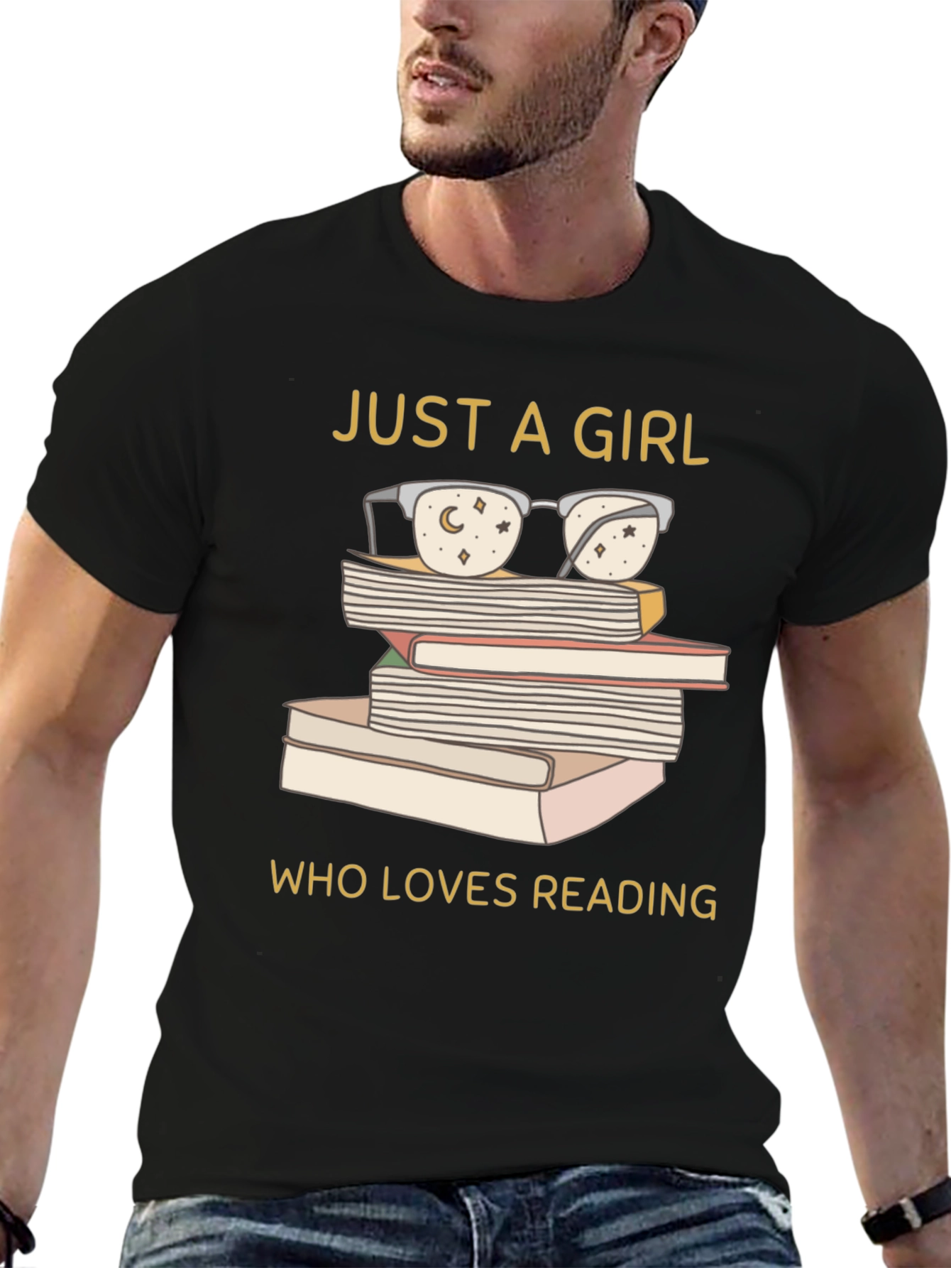 Just a Girl Who Loves Reading T-Shirt
