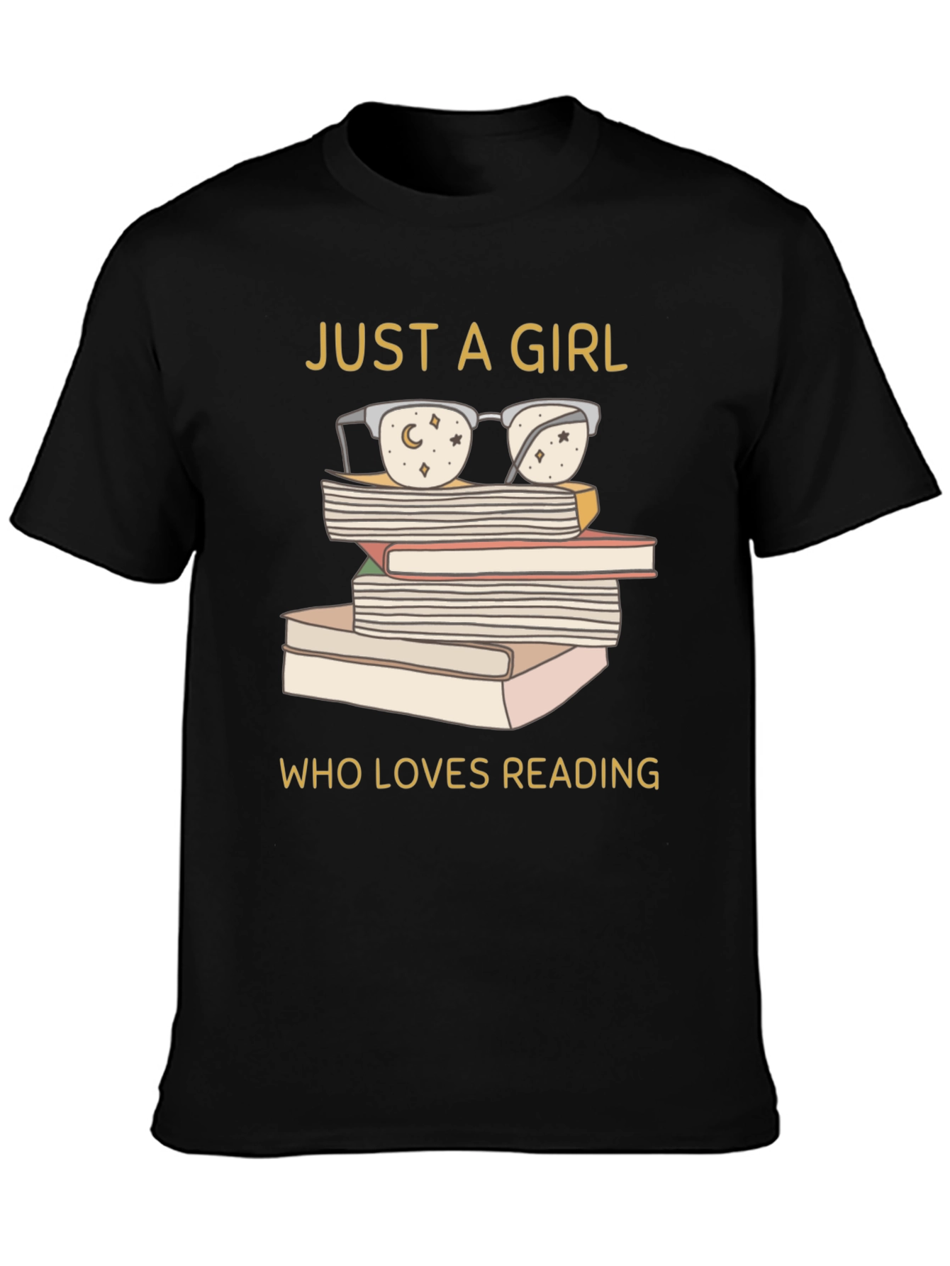 Just a Girl Who Loves Reading T-Shirt