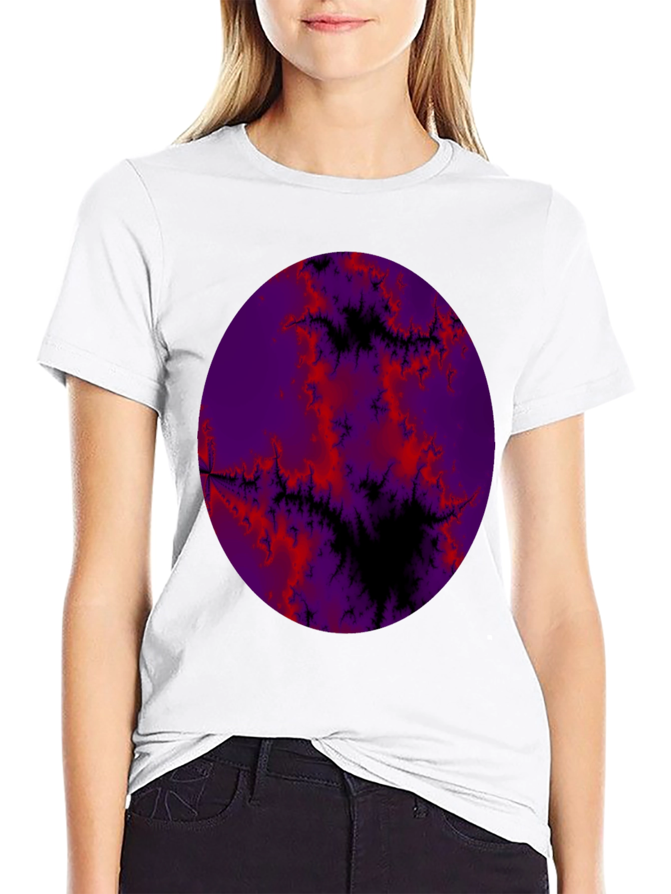 Fractal Planet Graphic T-Shirt