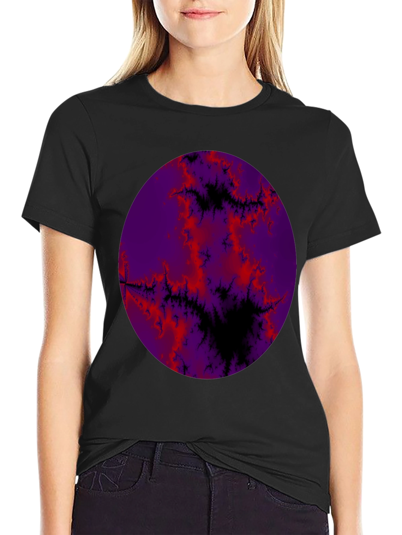 Fractal Planet Graphic T-Shirt
