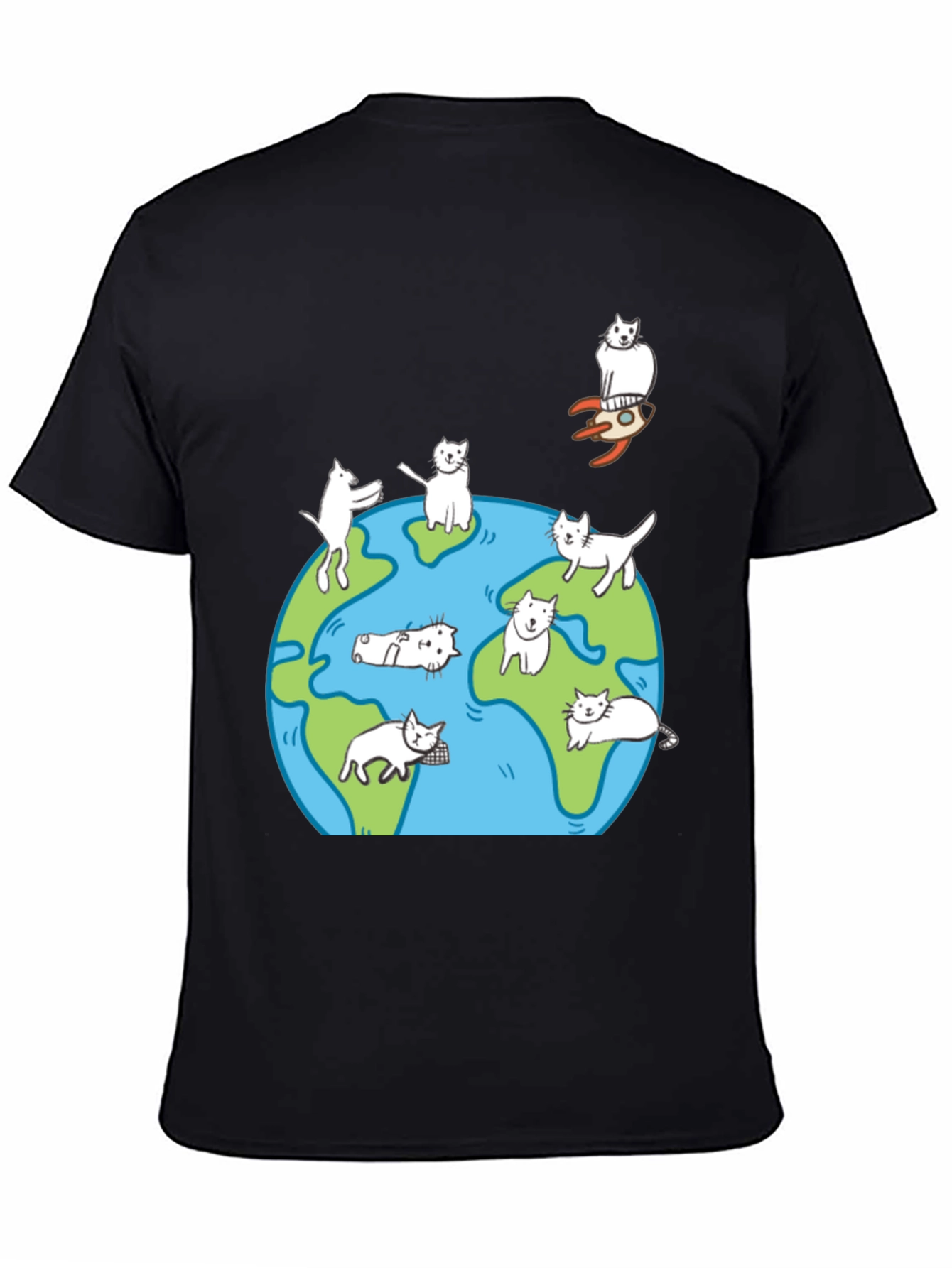 Cat World T-Shirt - Unisex Graphic Tee