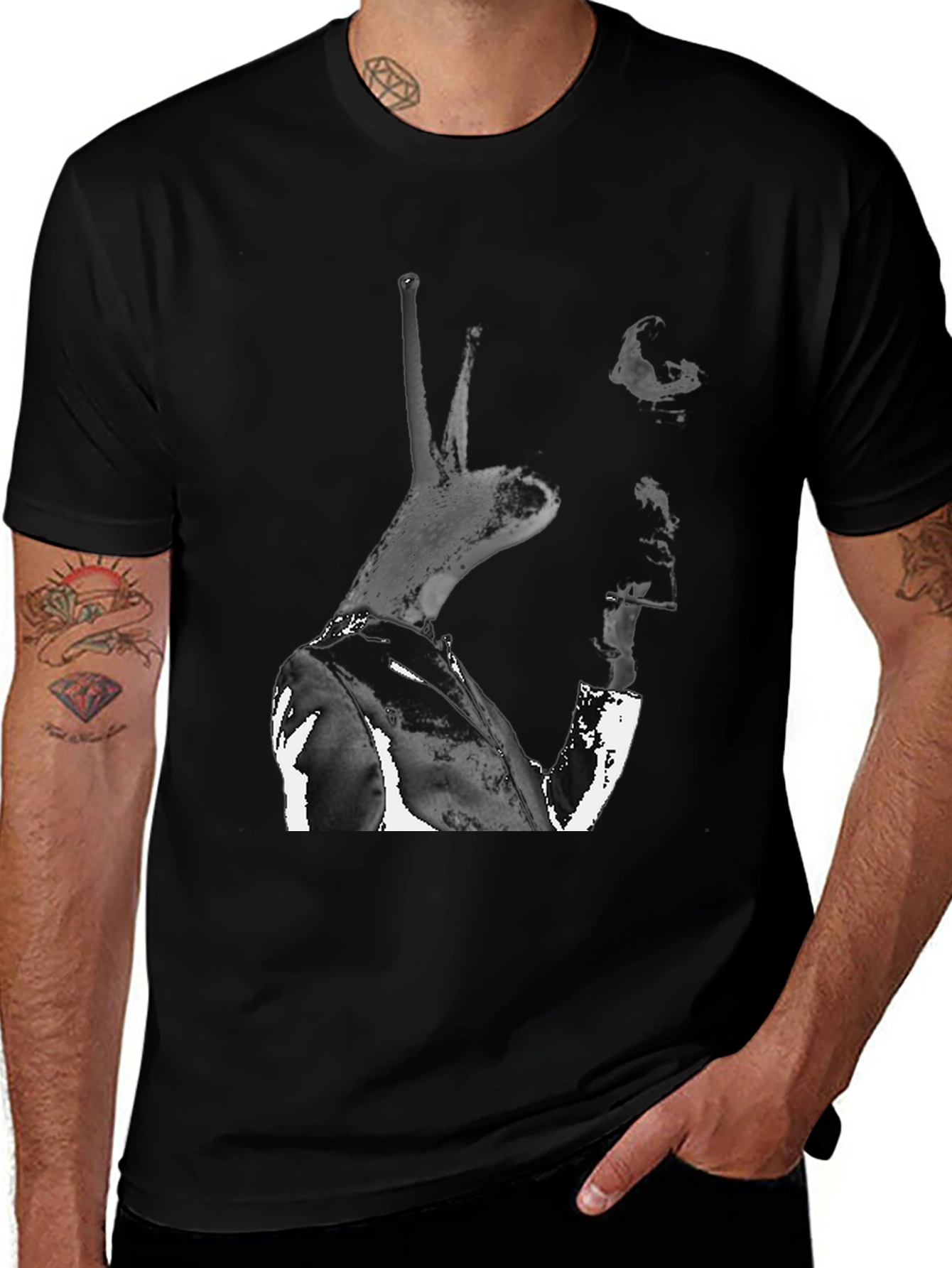 Surreal Snail Graphic Tee - Unique Art T-Shirt