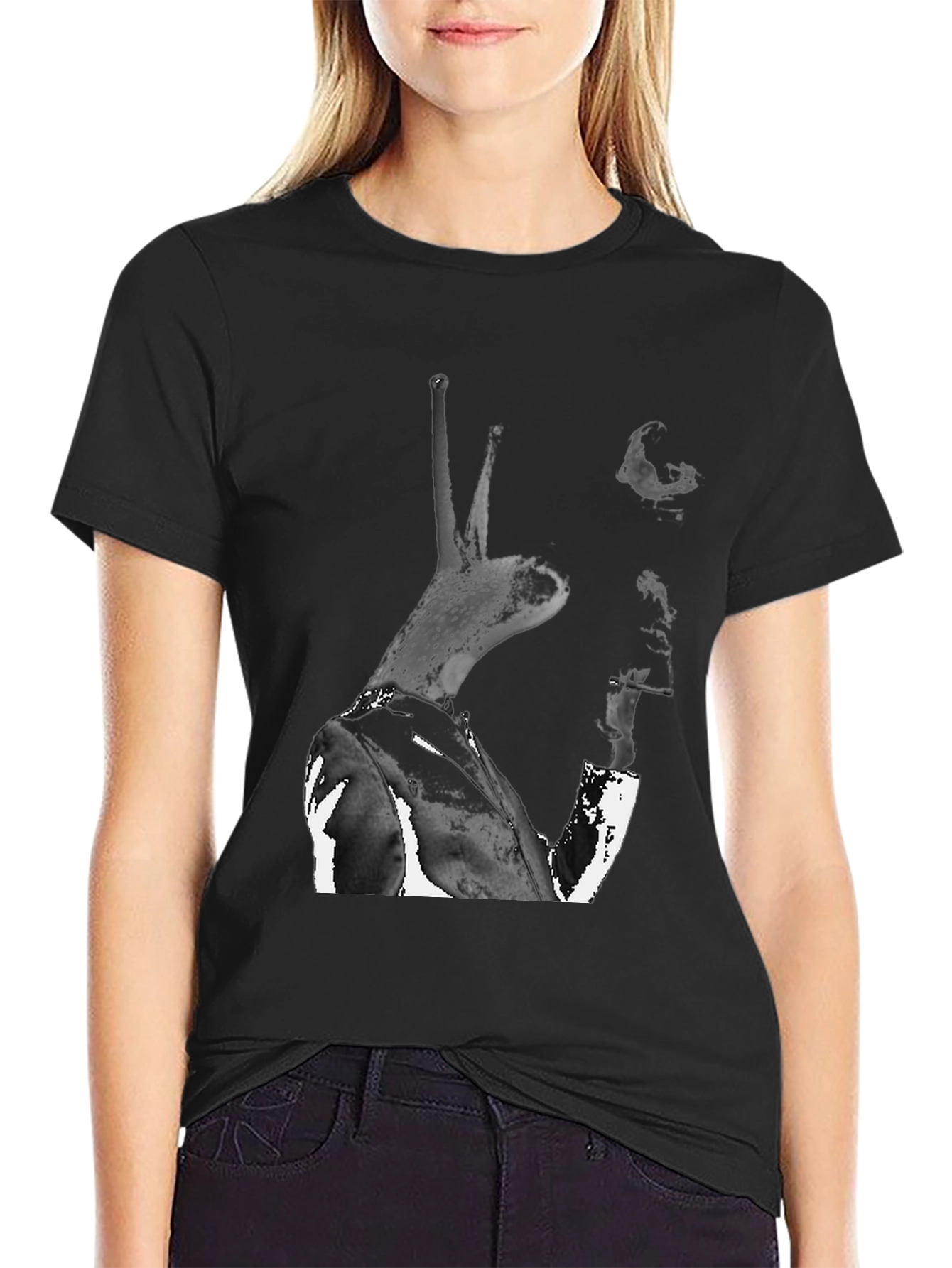 Surreal Snail Graphic Tee - Unique Art T-Shirt