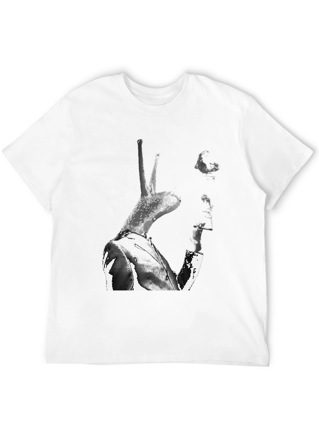 Surreal Snail Graphic Tee - Unique Art T-Shirt