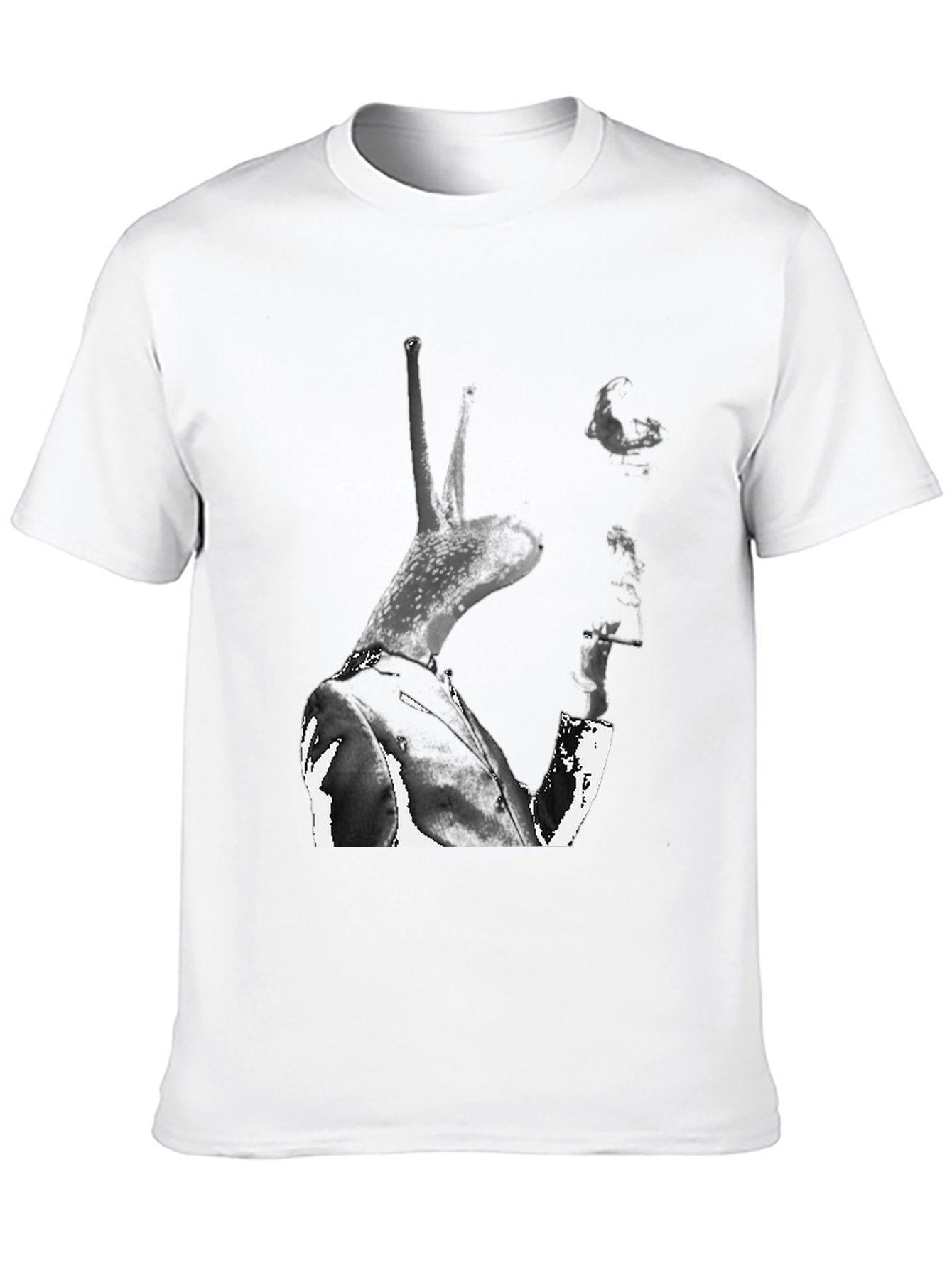 Surreal Snail Graphic Tee - Unique Art T-Shirt