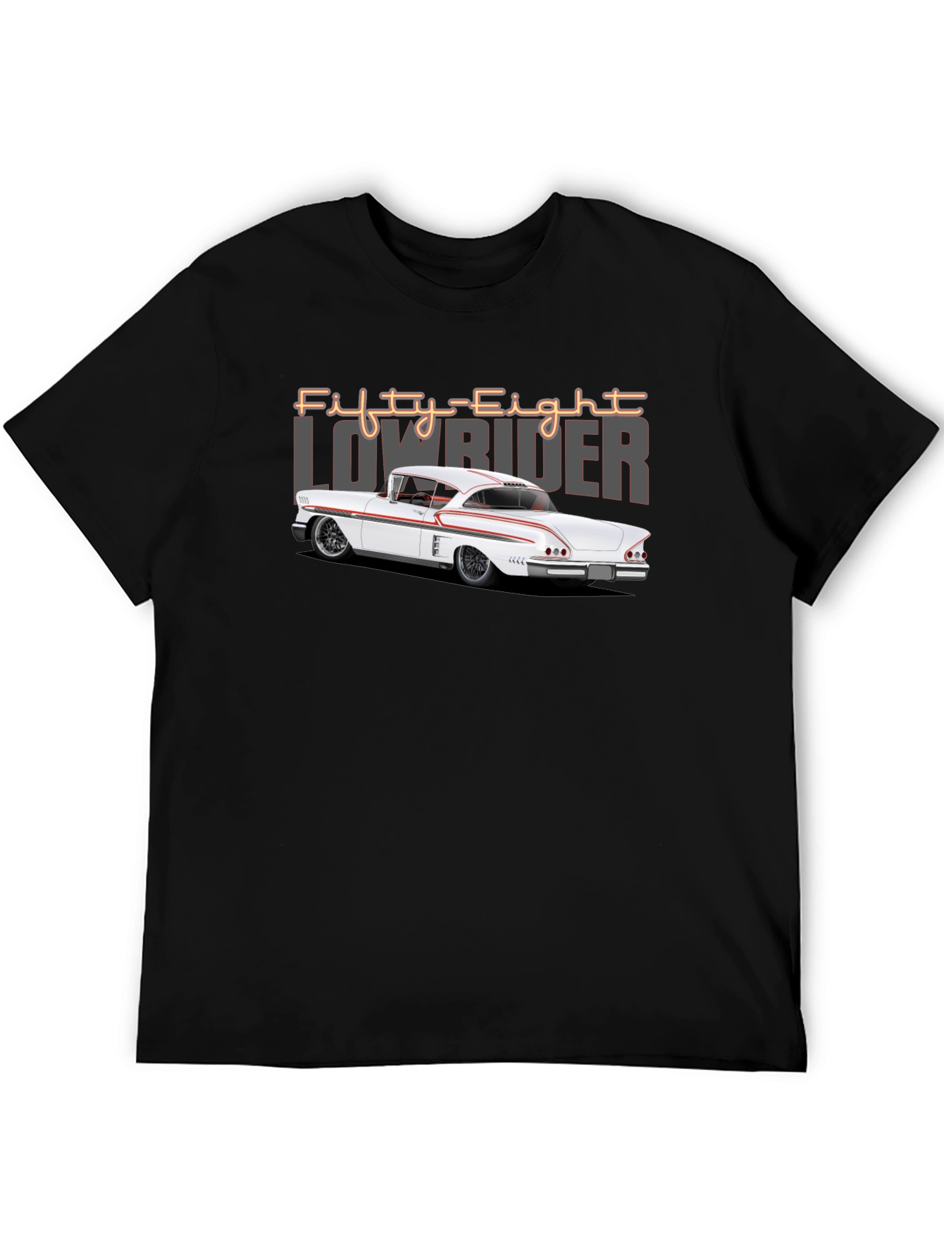 Fifty-Eight Lowrider Car Graphic T-Shirt