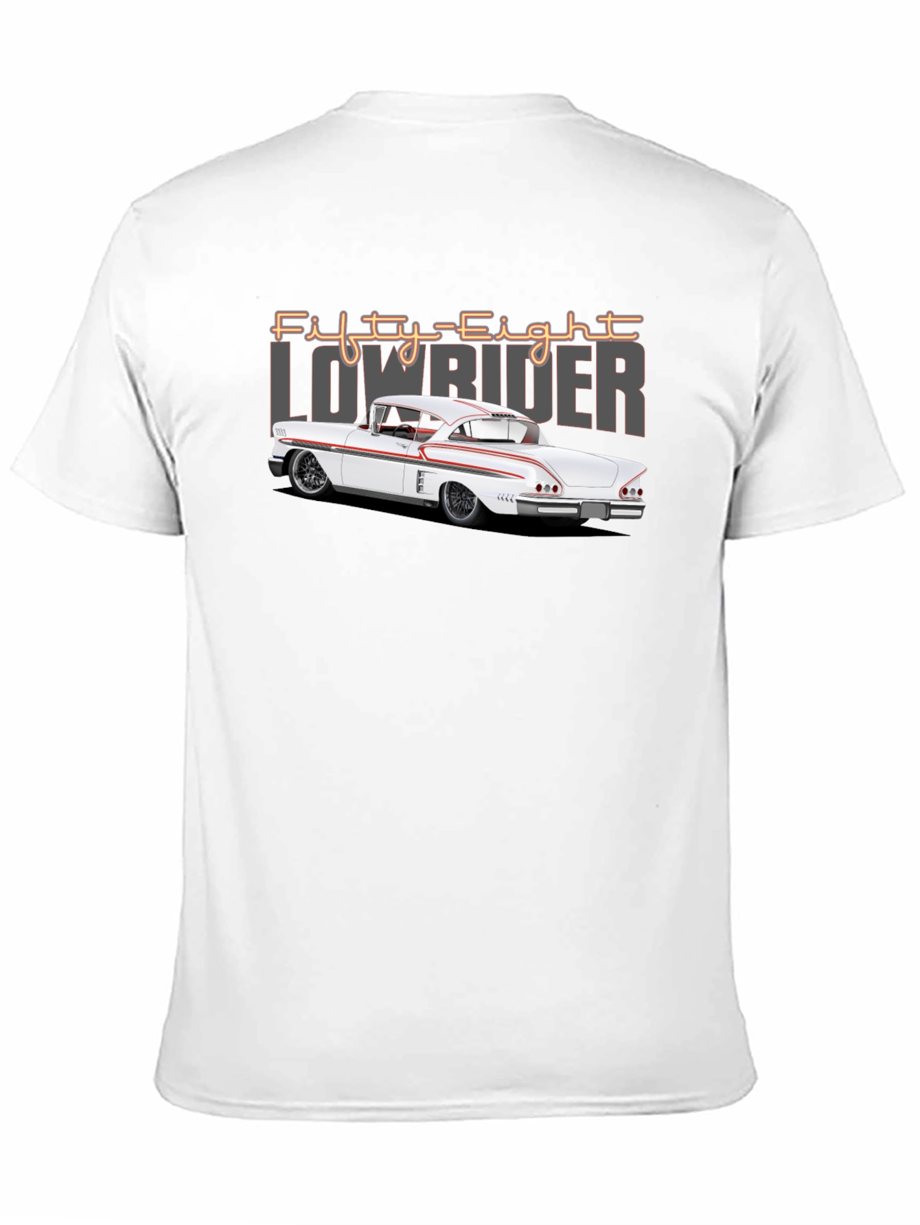 Fifty-Eight Lowrider Car Graphic T-Shirt