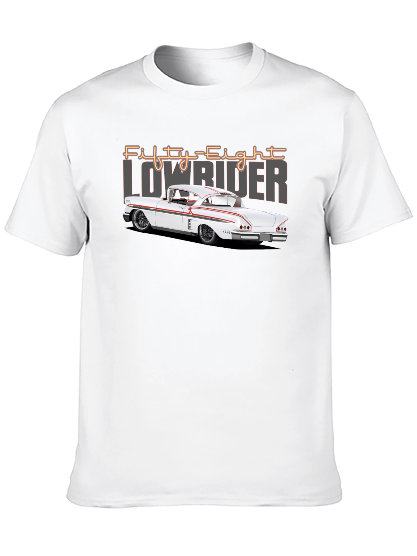 Fifty-Eight Lowrider Car Graphic T-Shirt