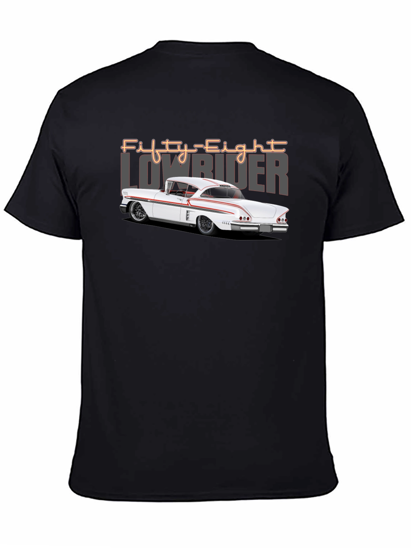 Fifty-Eight Lowrider Car Graphic T-Shirt
