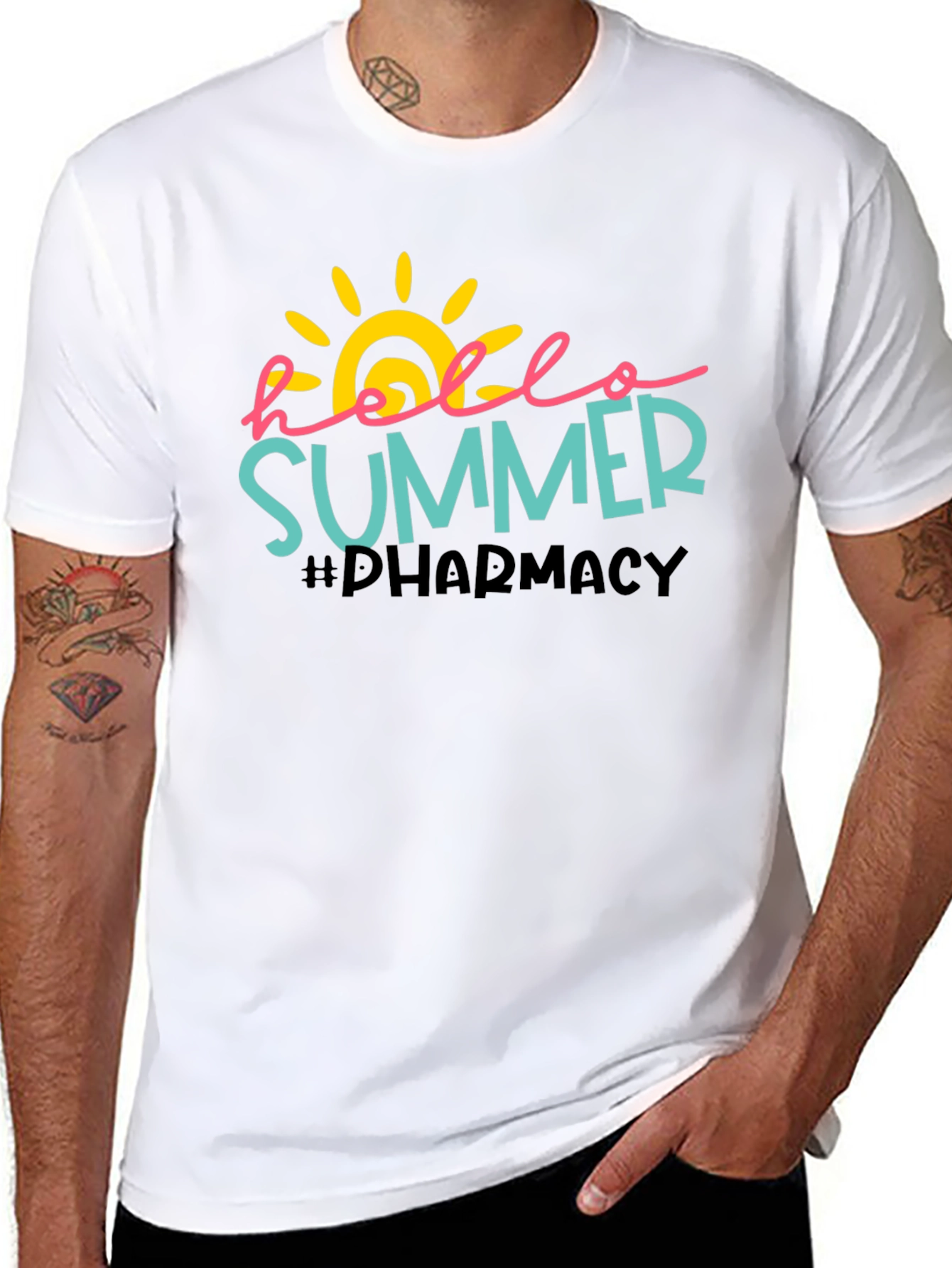 Hello Summer T-Shirt - Pharmacy Theme