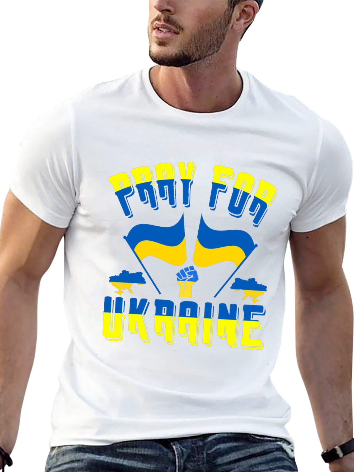 Pray for Ukraine Support T-Shirt