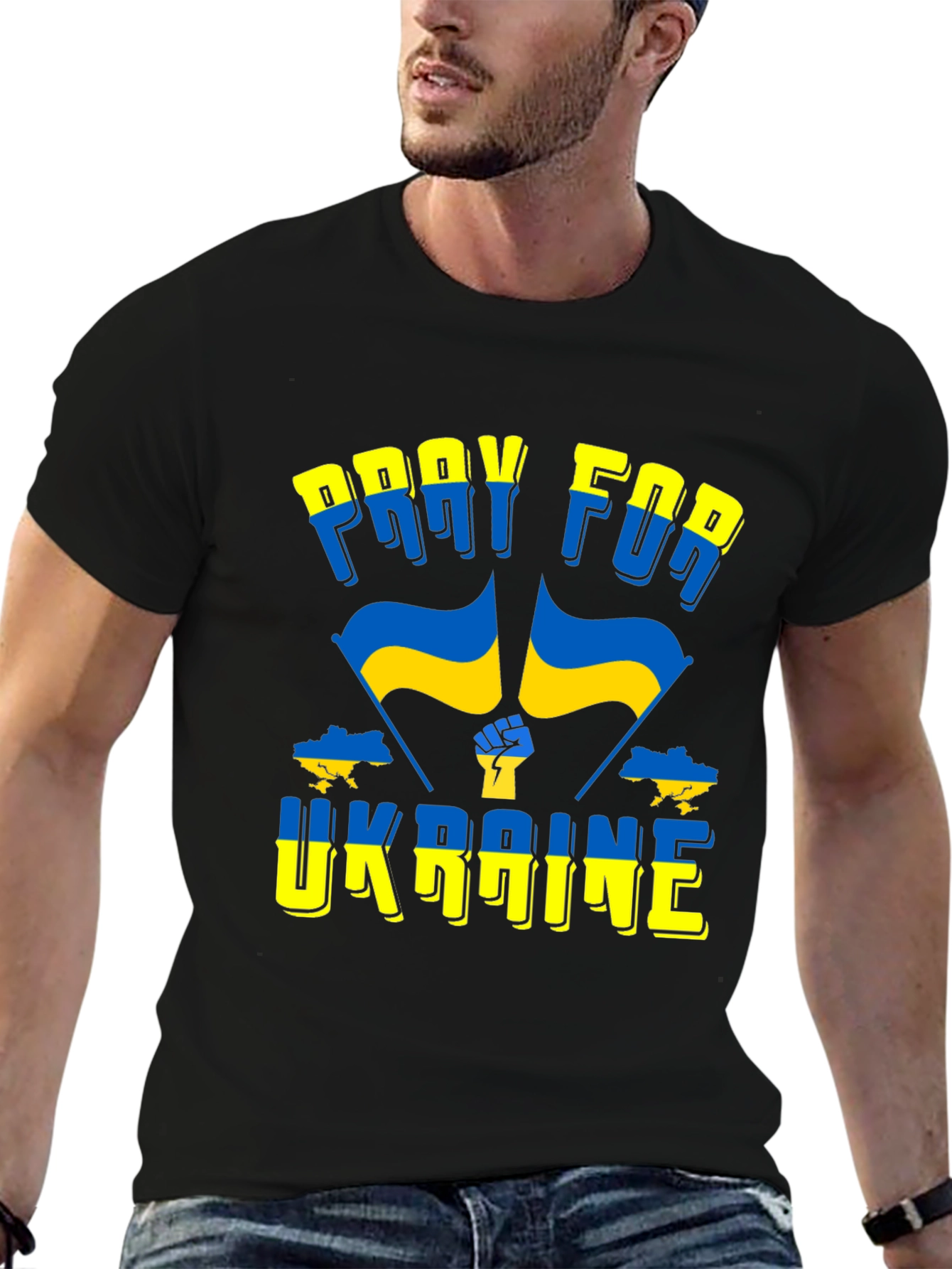 Pray for Ukraine Support T-Shirt