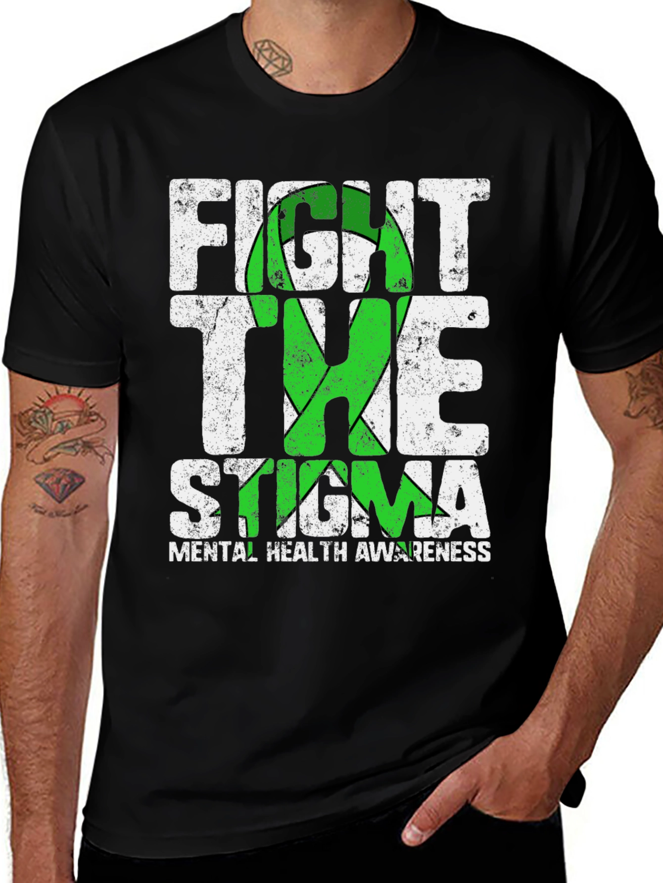 Fight The Stigma Mental Health Awareness T-Shirt