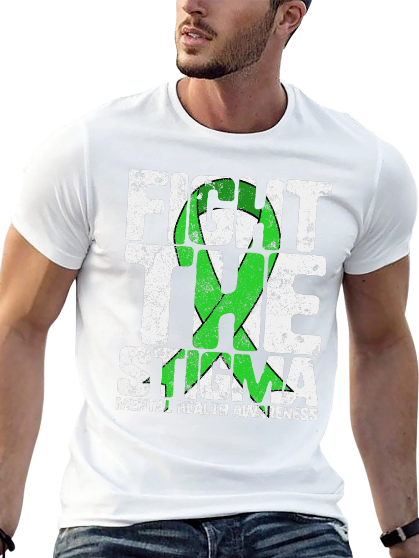 Fight The Stigma Mental Health Awareness T-Shirt