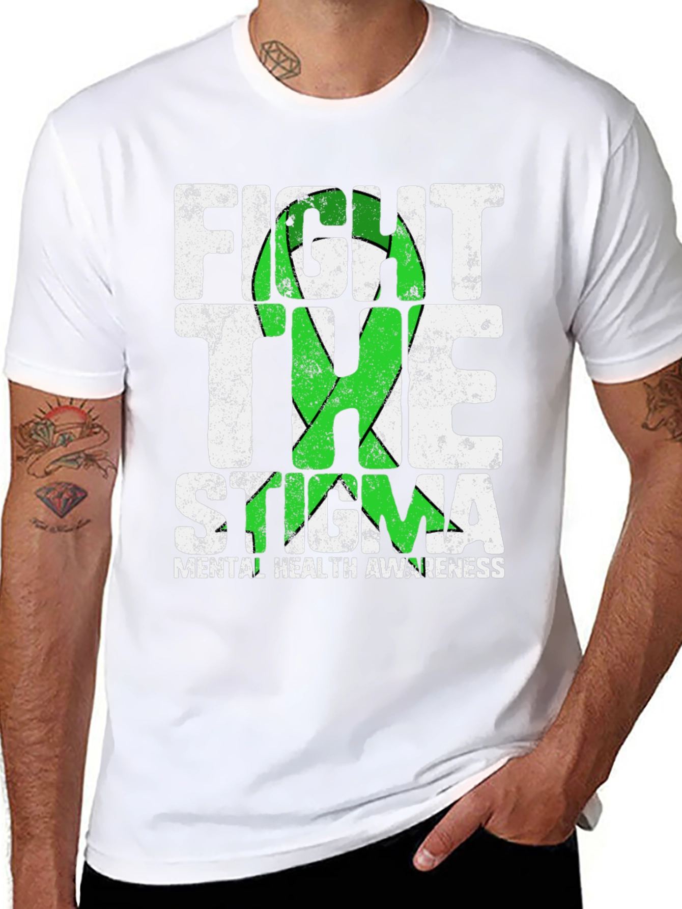 Fight The Stigma Mental Health Awareness T-Shirt