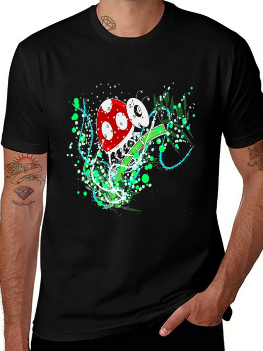 Bug on Grass Black Tee