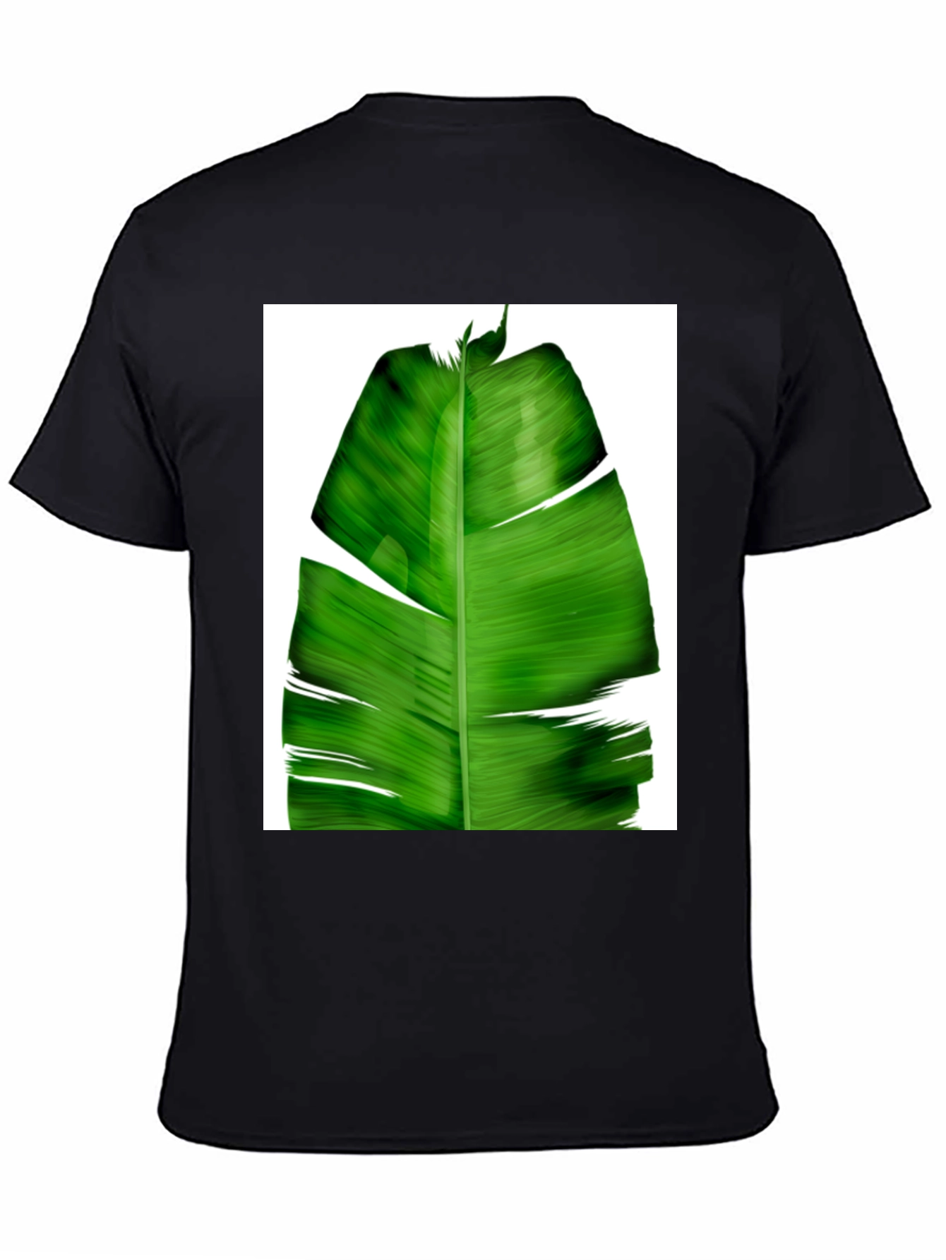 Banana Leaf Graphic Tee - Tropical Style