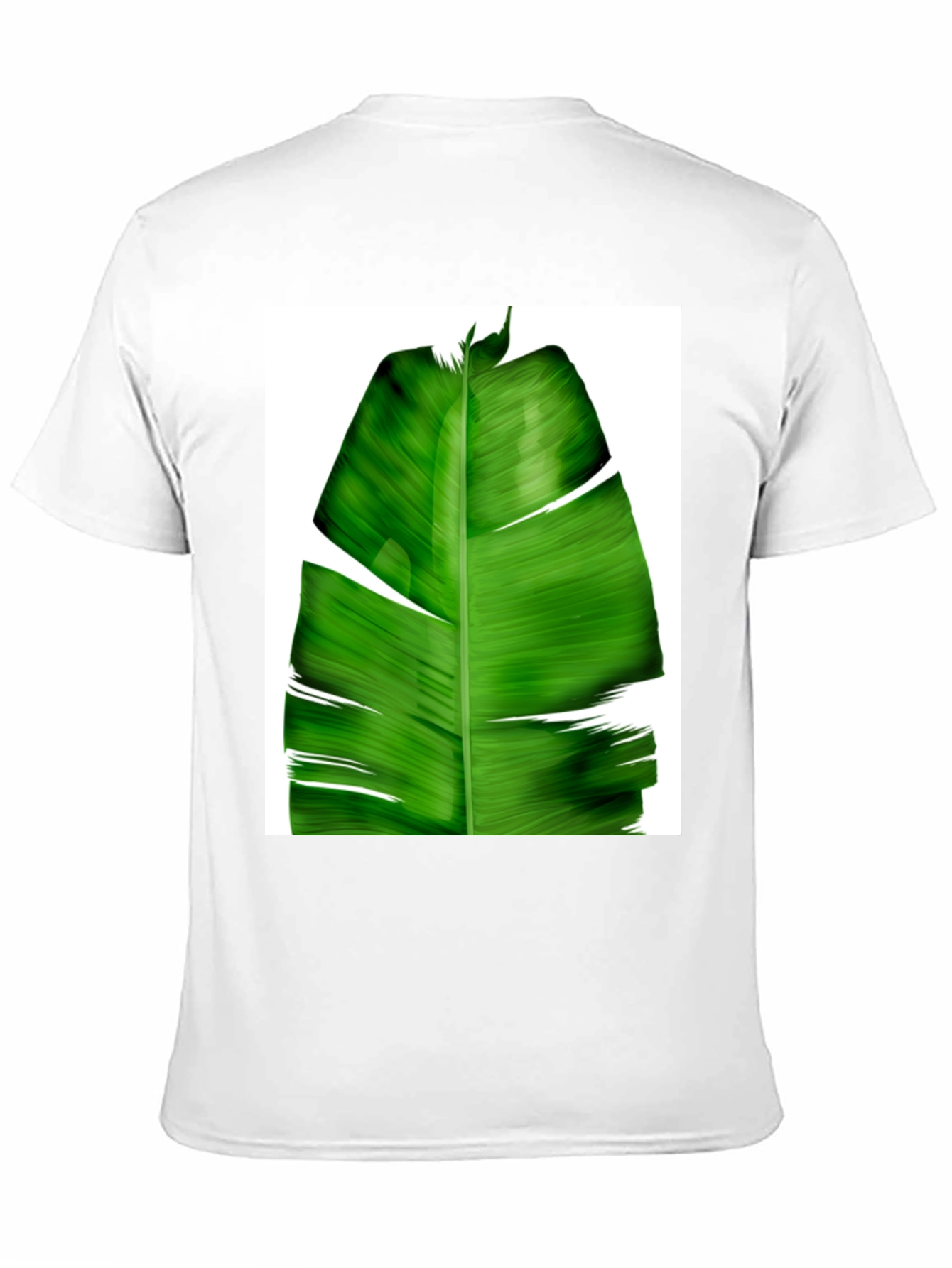 Banana Leaf Graphic Tee - Tropical Style