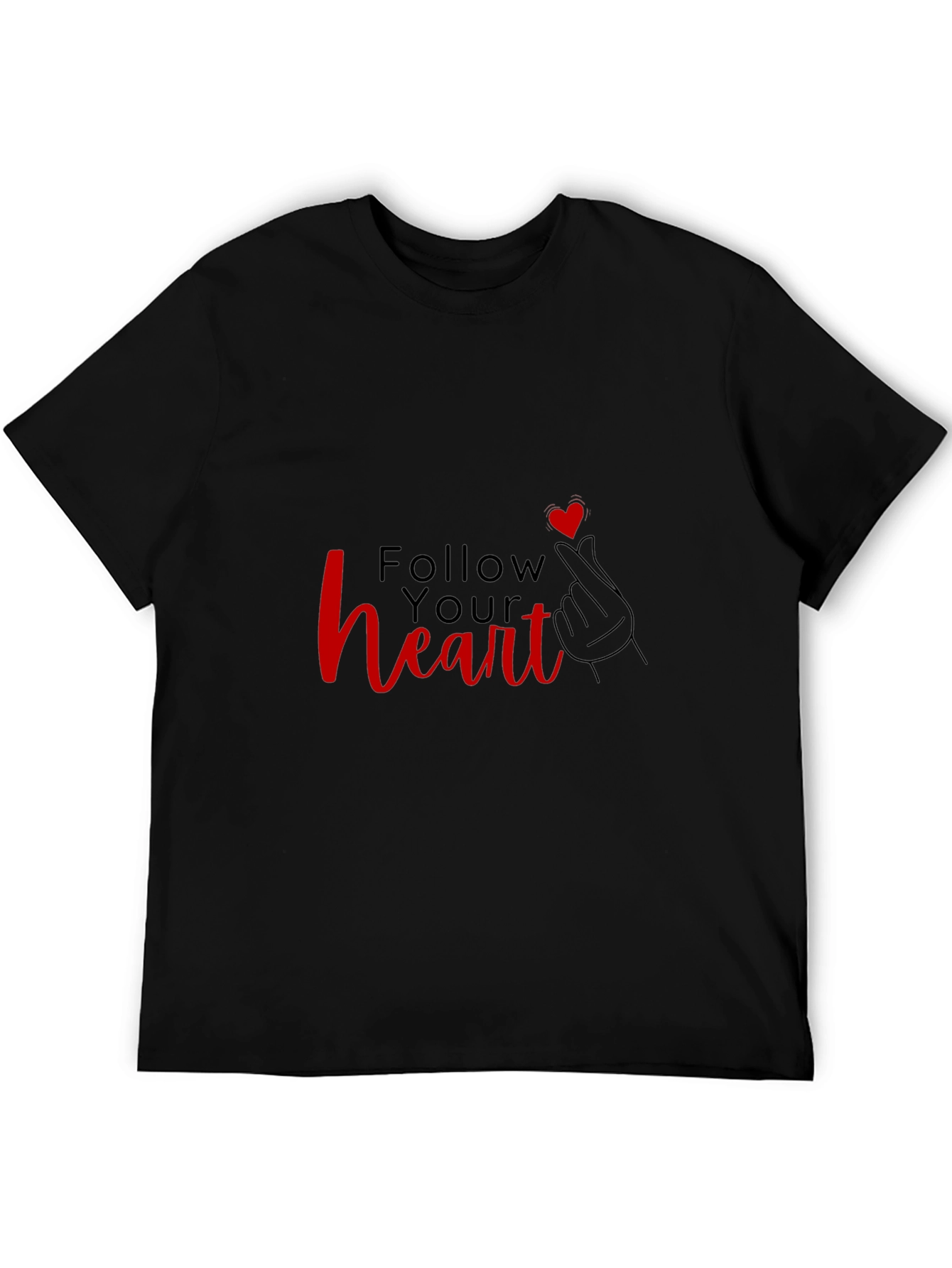 Follow Your Heart T-Shirt - Stylish Graphic Tee