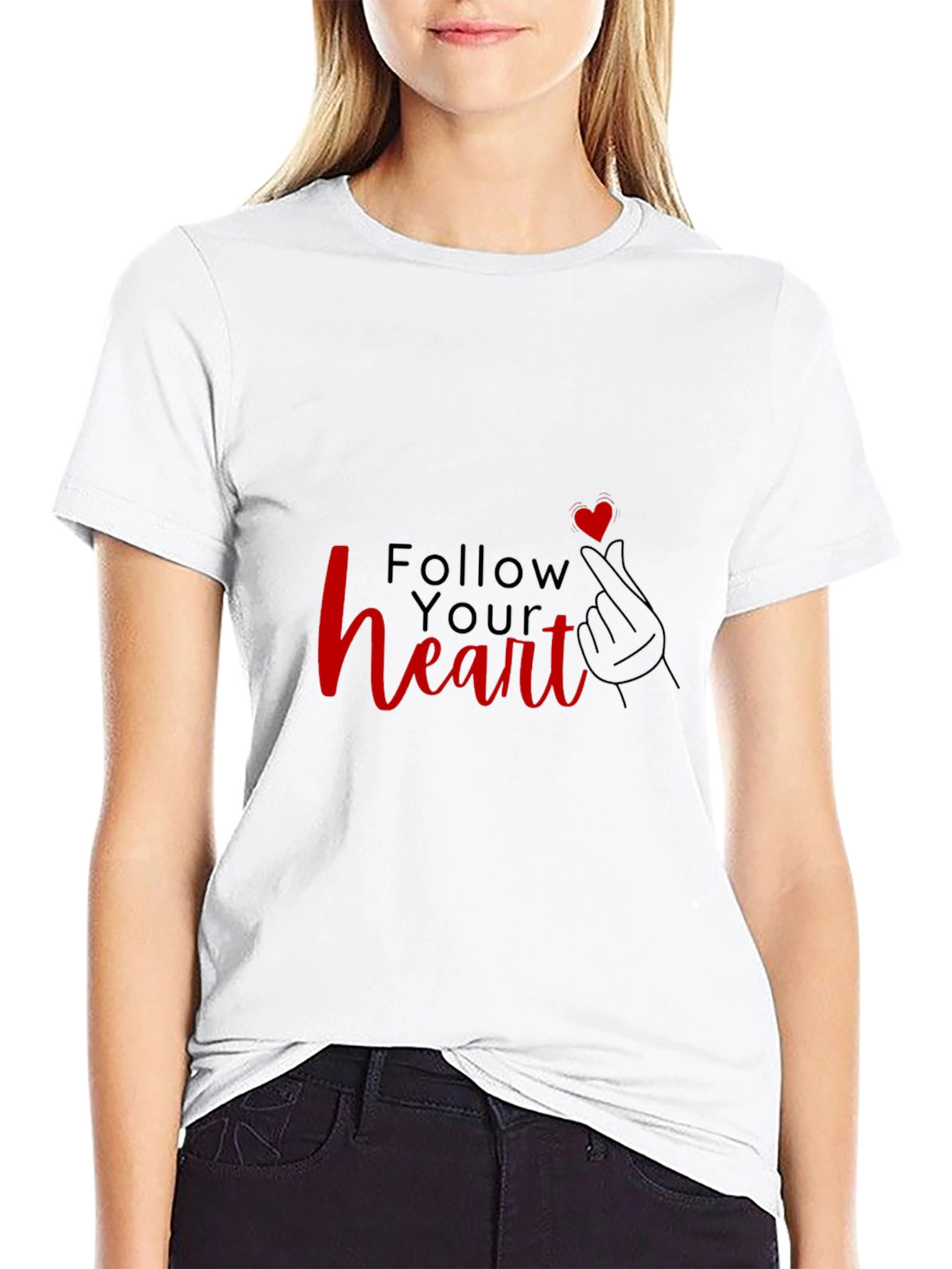 Follow Your Heart T-Shirt - Stylish Graphic Tee