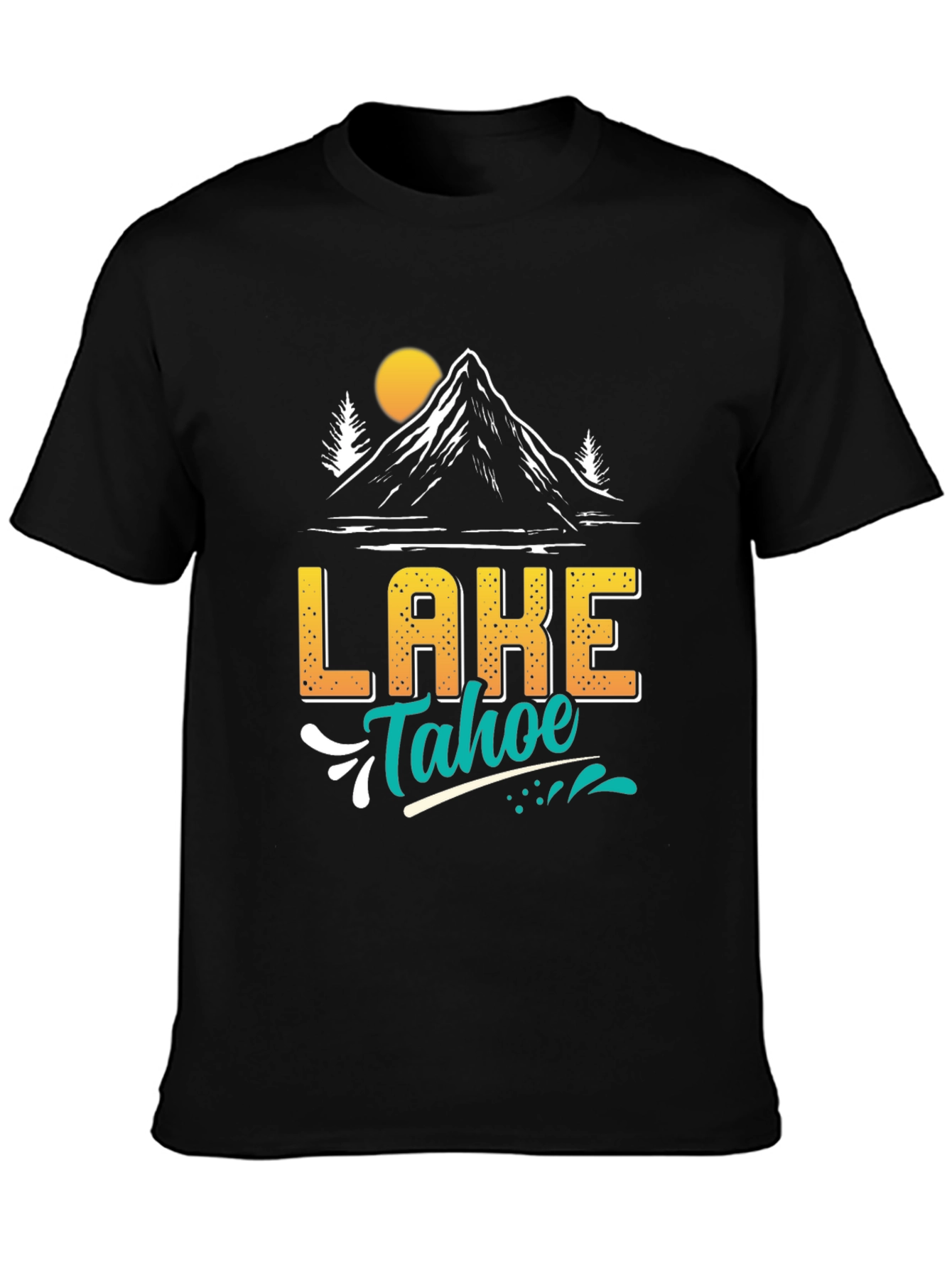 Lake Tahoe Graphic T-Shirt - Mountain Adventure Tee