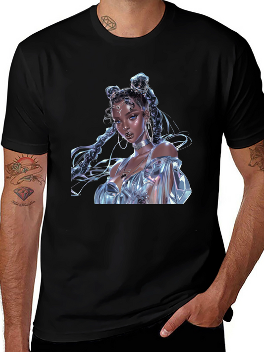 Anime Art Graphic Tee - Stylish Fashion Statement