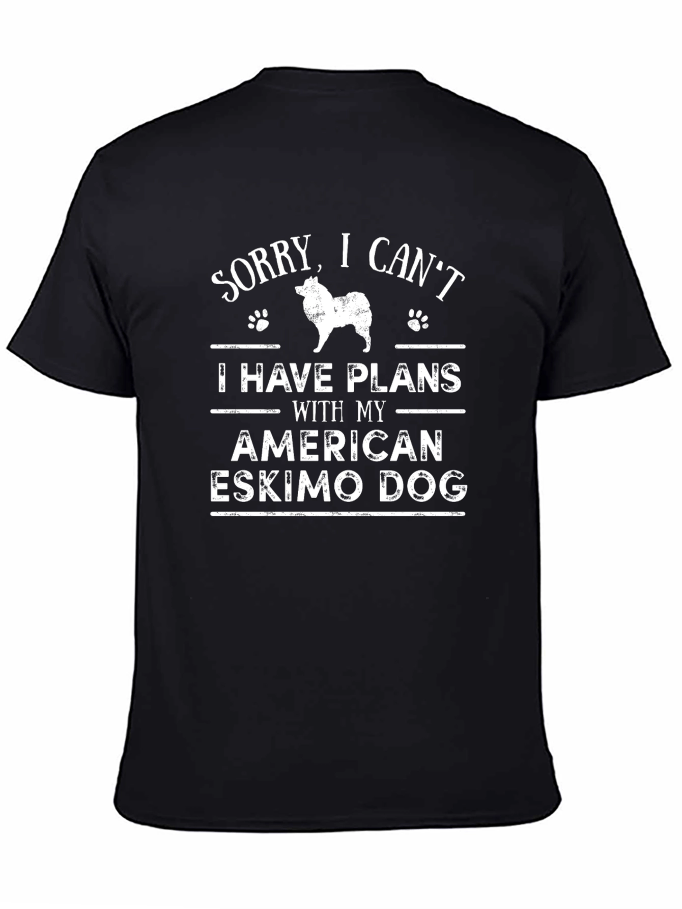 American Eskimo Dog T-Shirt - Sorry I Cant