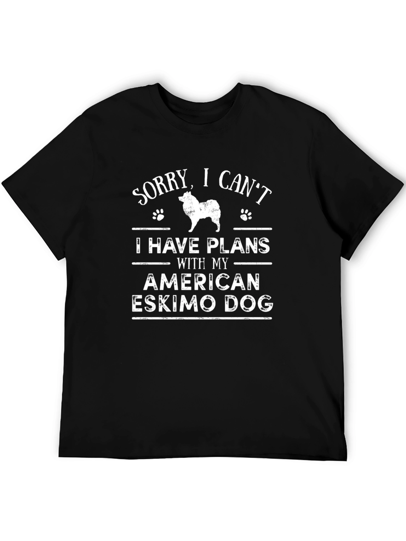 American Eskimo Dog T-Shirt - Sorry I Cant