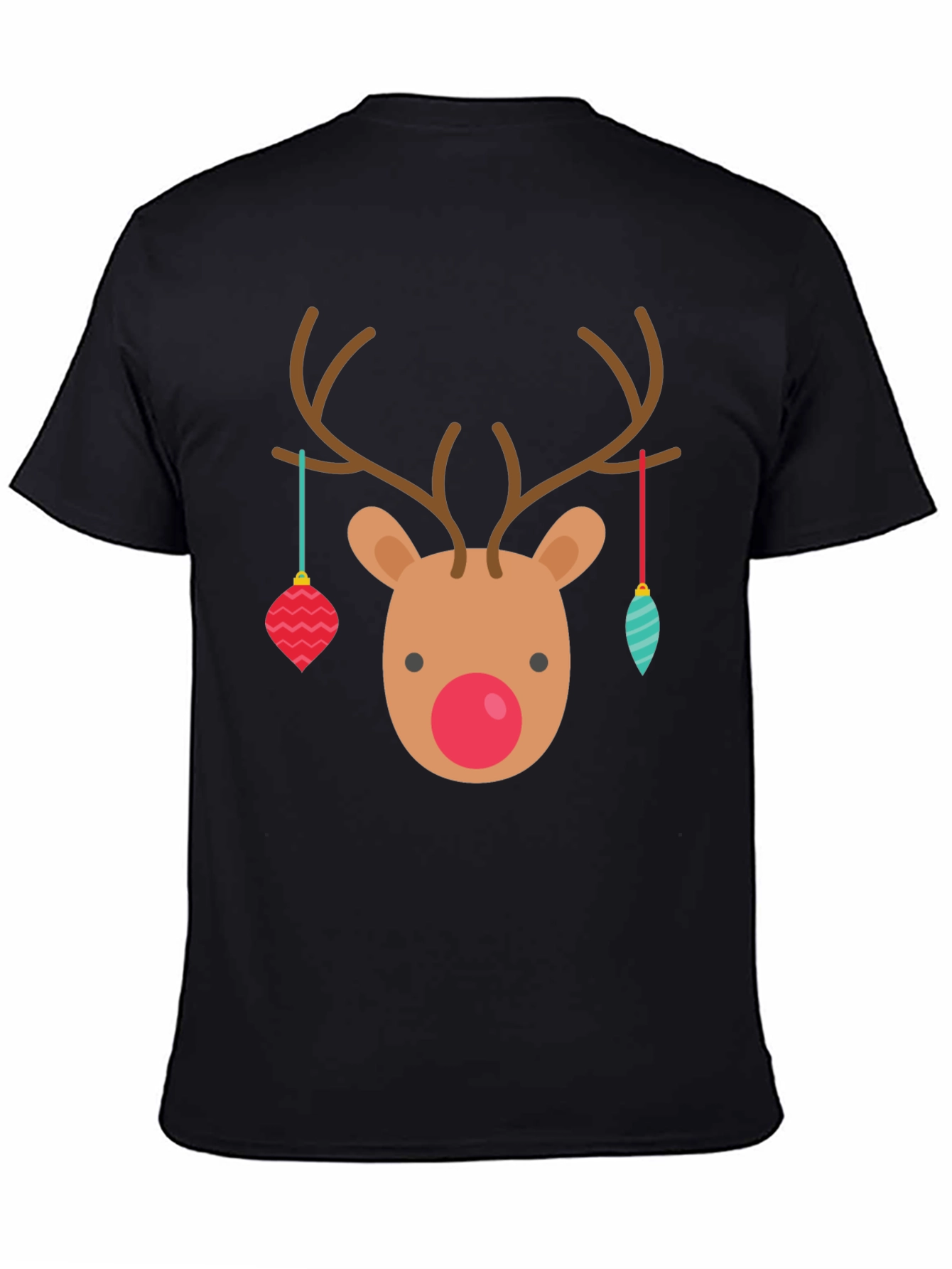 Festive Reindeer Christmas Graphic Tee