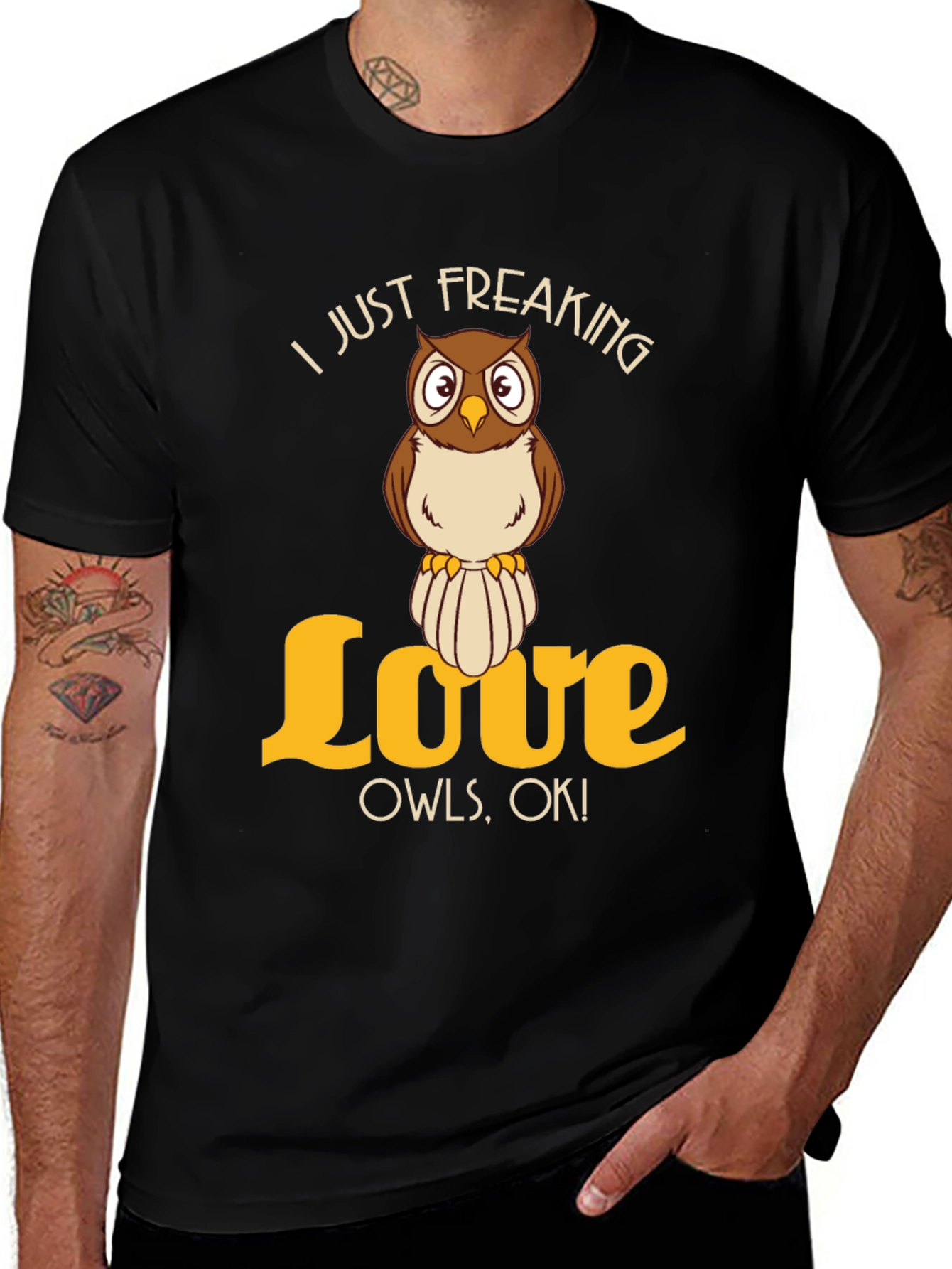 I Just Freaking Love Owls T-Shirt