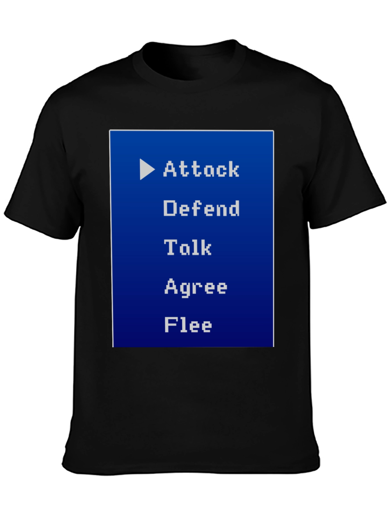 Final Fantasy Inspired RPG Menu T-Shirt