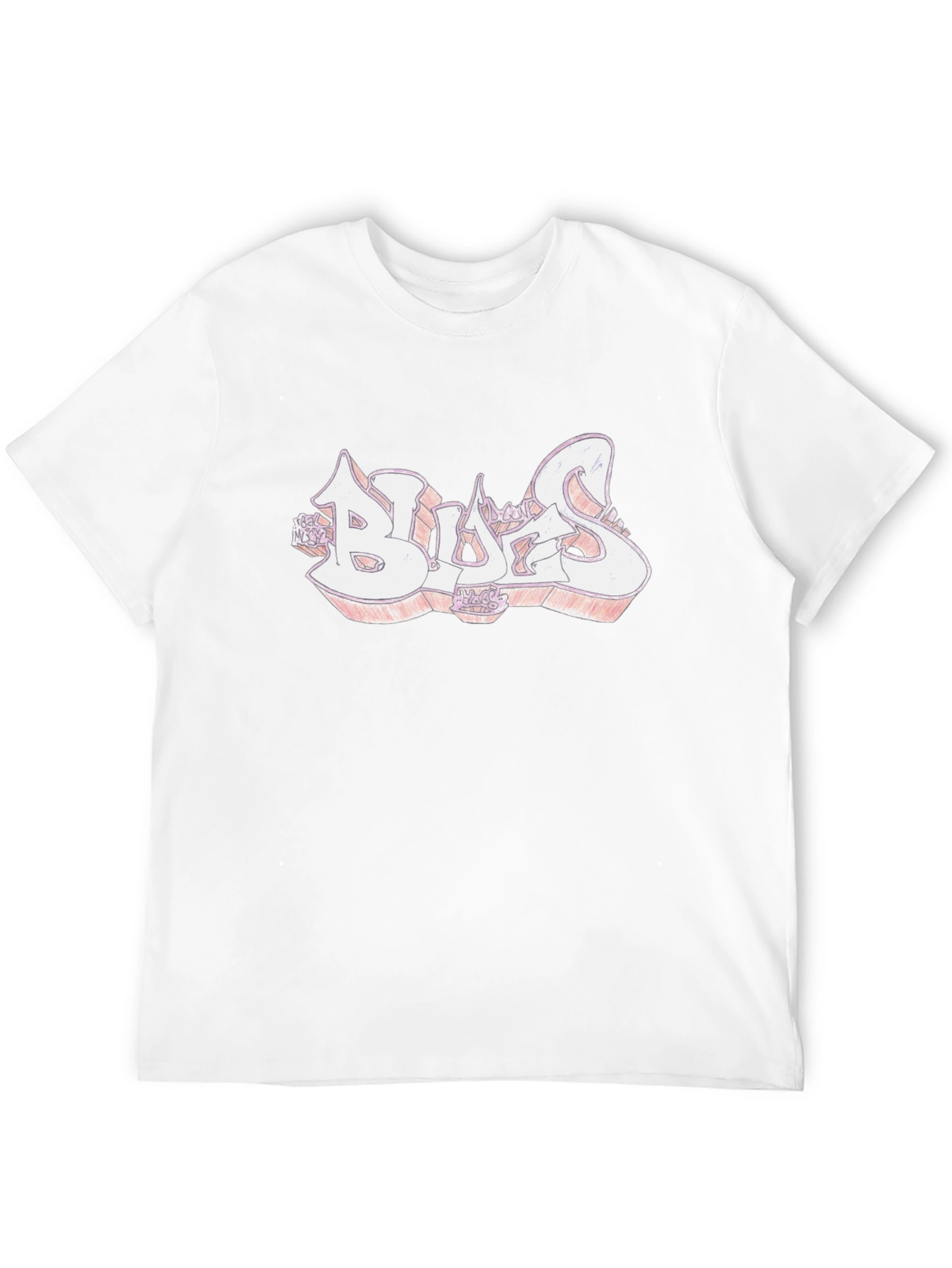 Bold Graffiti Style Black Cotton Graphic T-Shirt