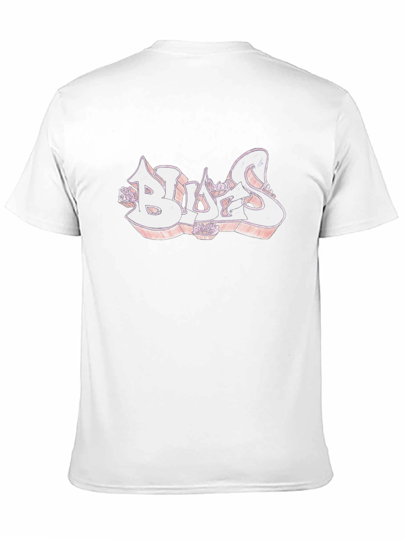 Bold Graffiti Style Black Cotton Graphic T-Shirt