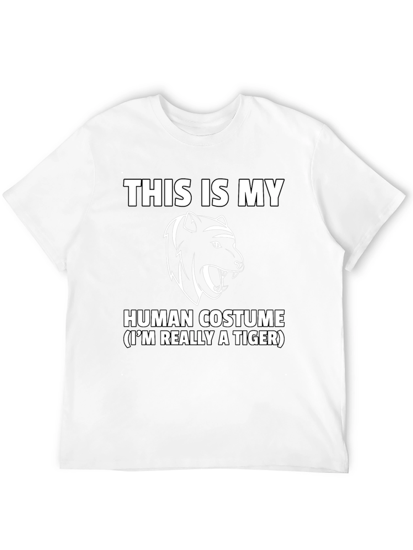 Human Costume Tiger T-Shirt