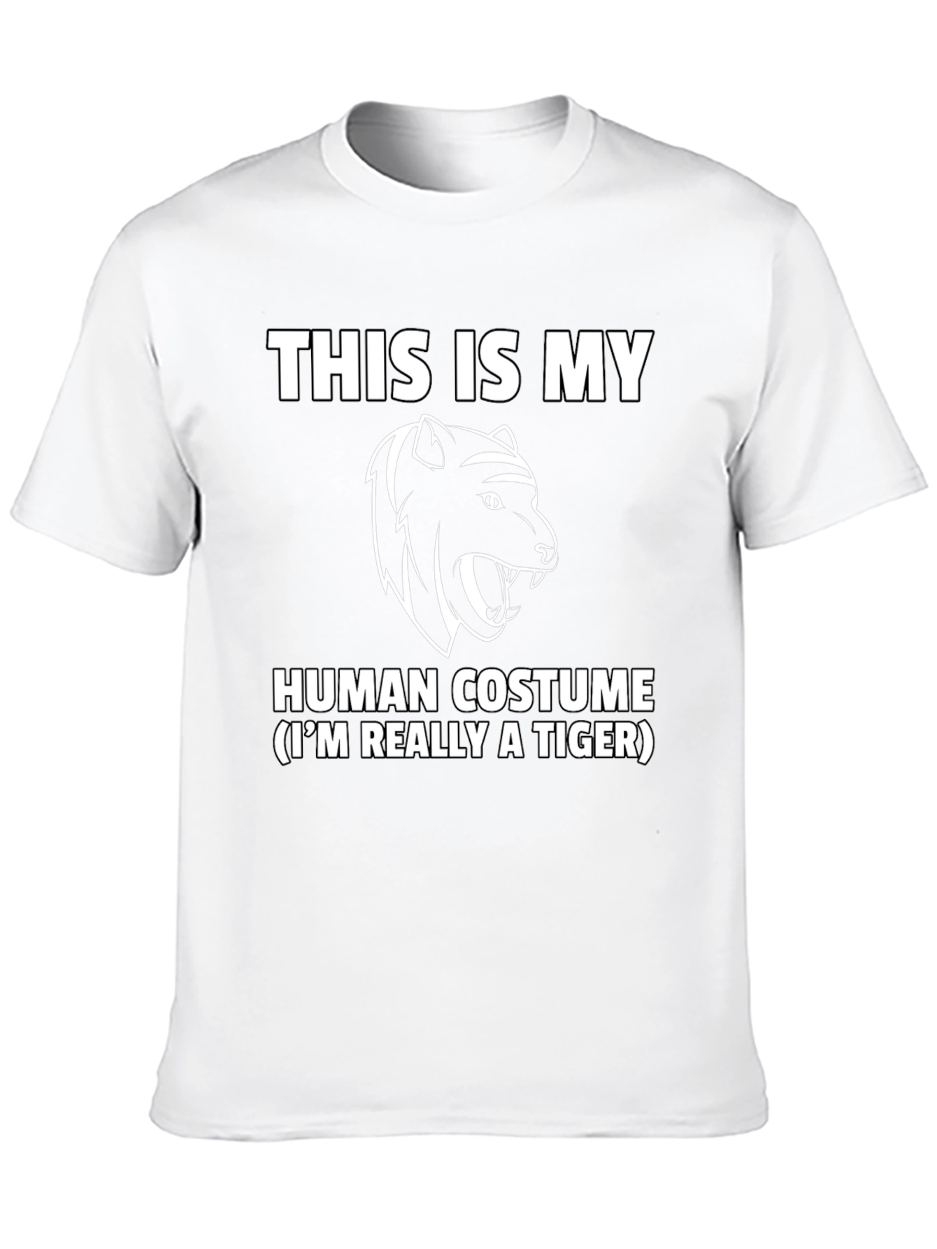 Human Costume Tiger T-Shirt