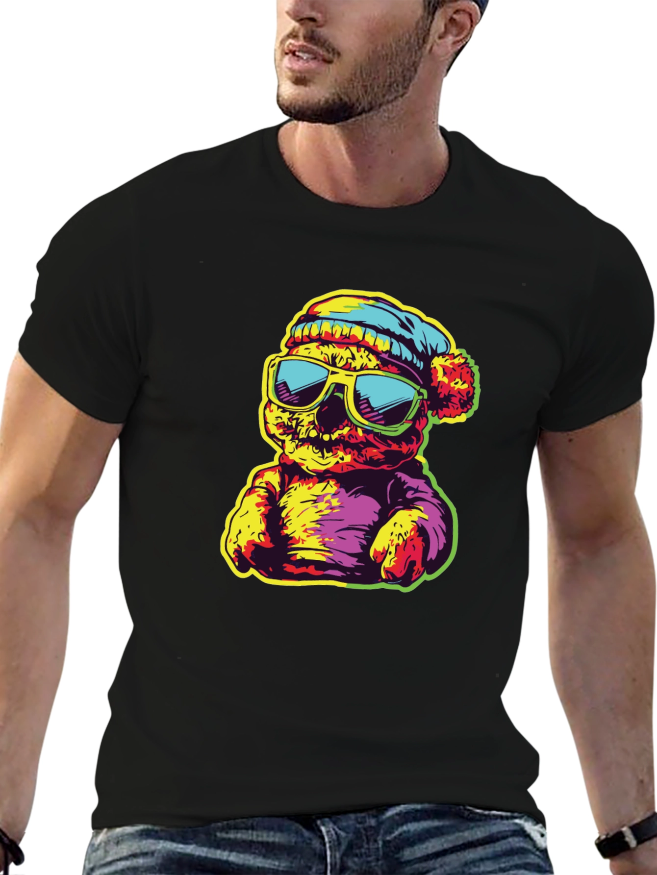 Cool Bear Graphic Print T-Shirt