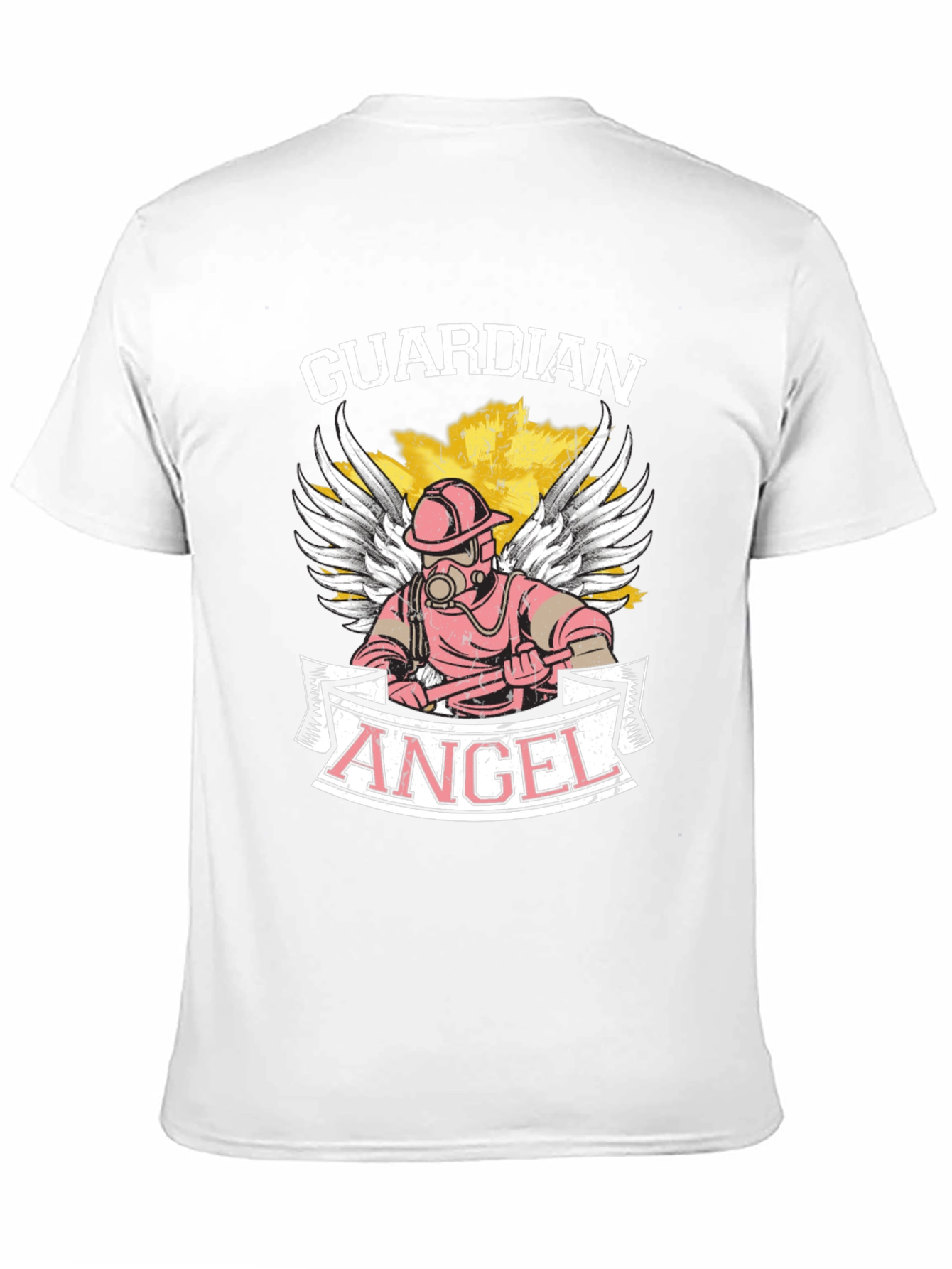 Guardian Angel Firefighter Graphic Tee