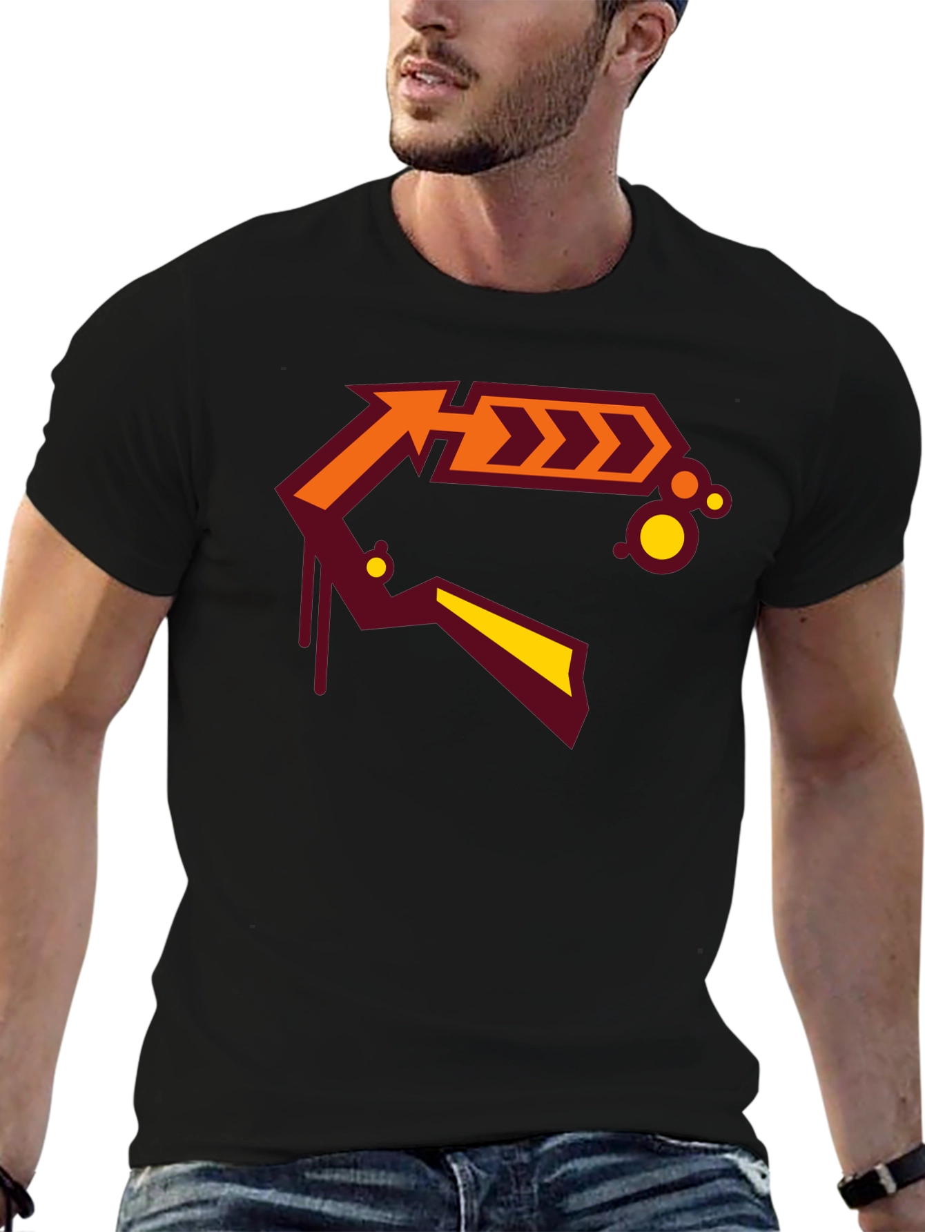 Bold Graphic Arrow Design T-Shirt