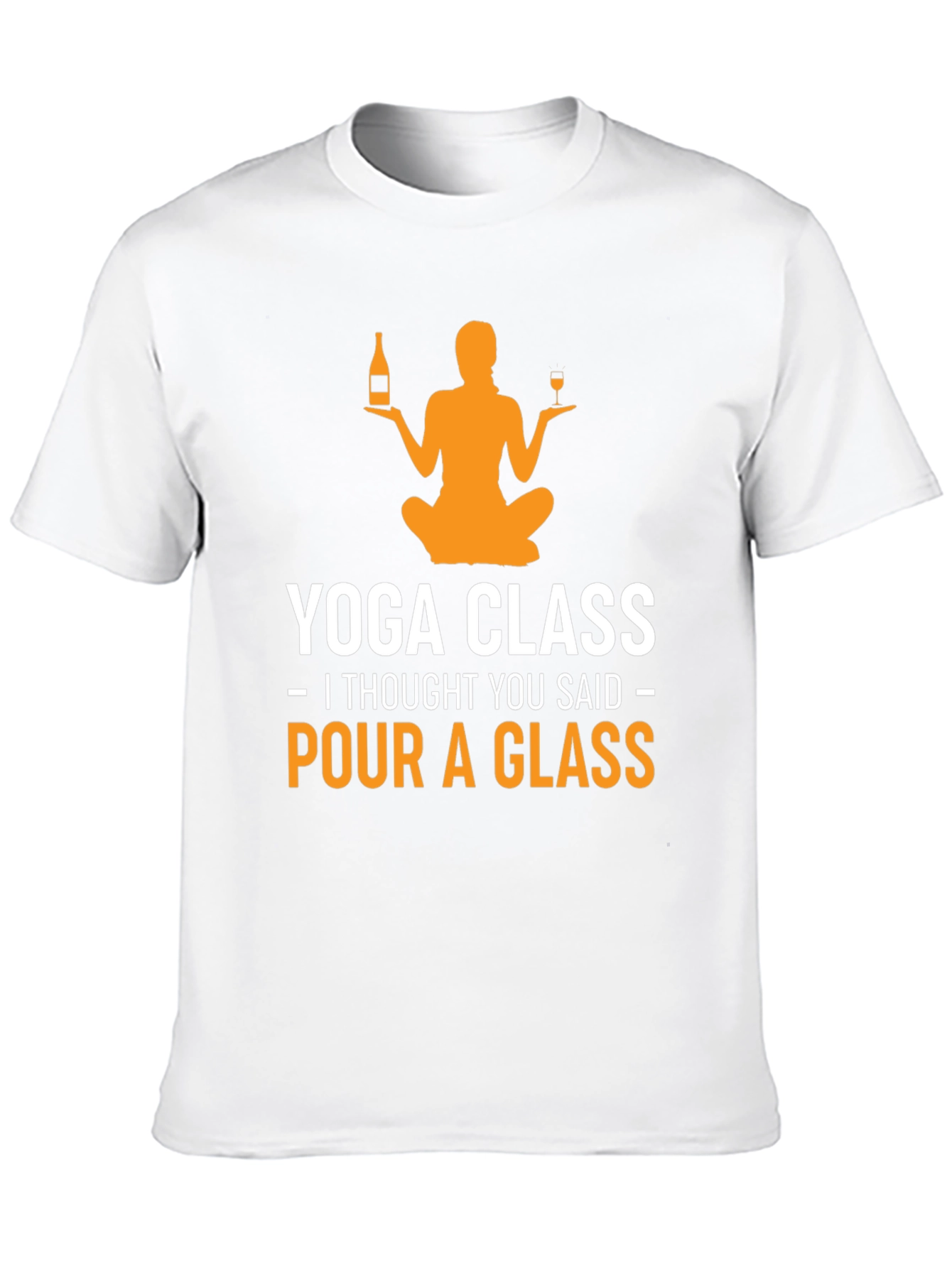Yoga Class Pour a Glass Graphic Tee