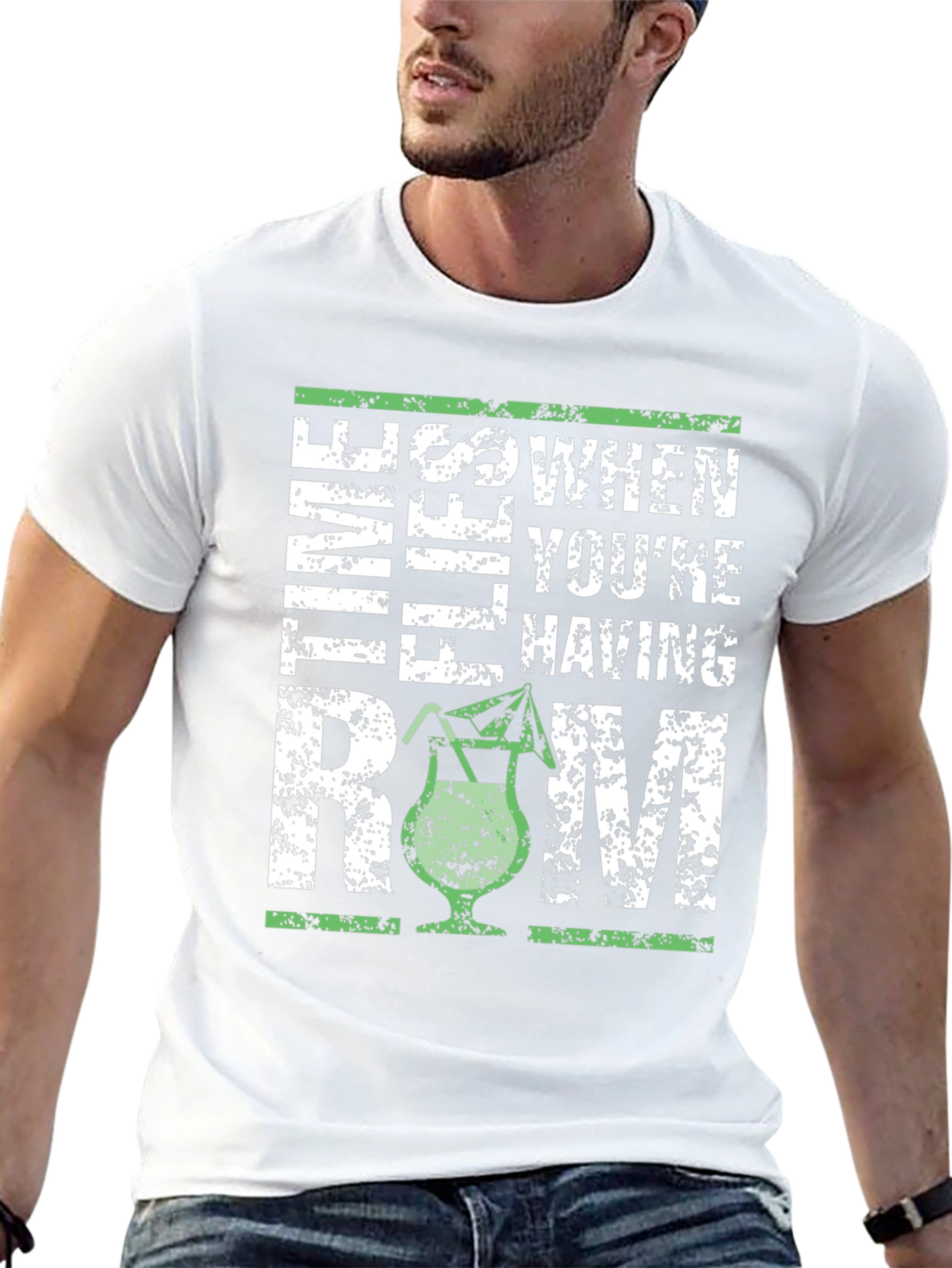 Its Always Rum Time Mens Graphic Tee