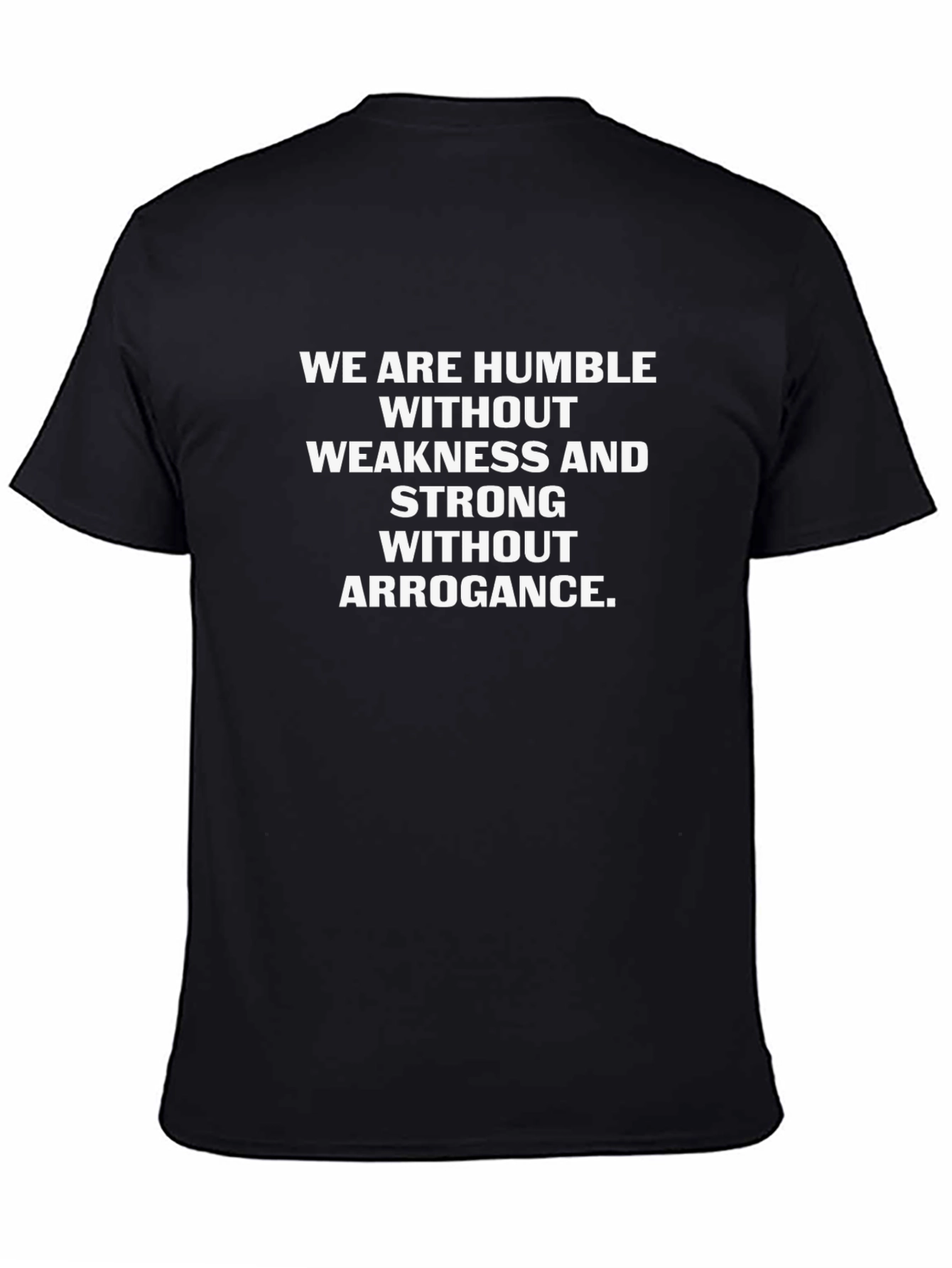 Humble & Strong Graphic T-Shirt - Black Cotton Tee